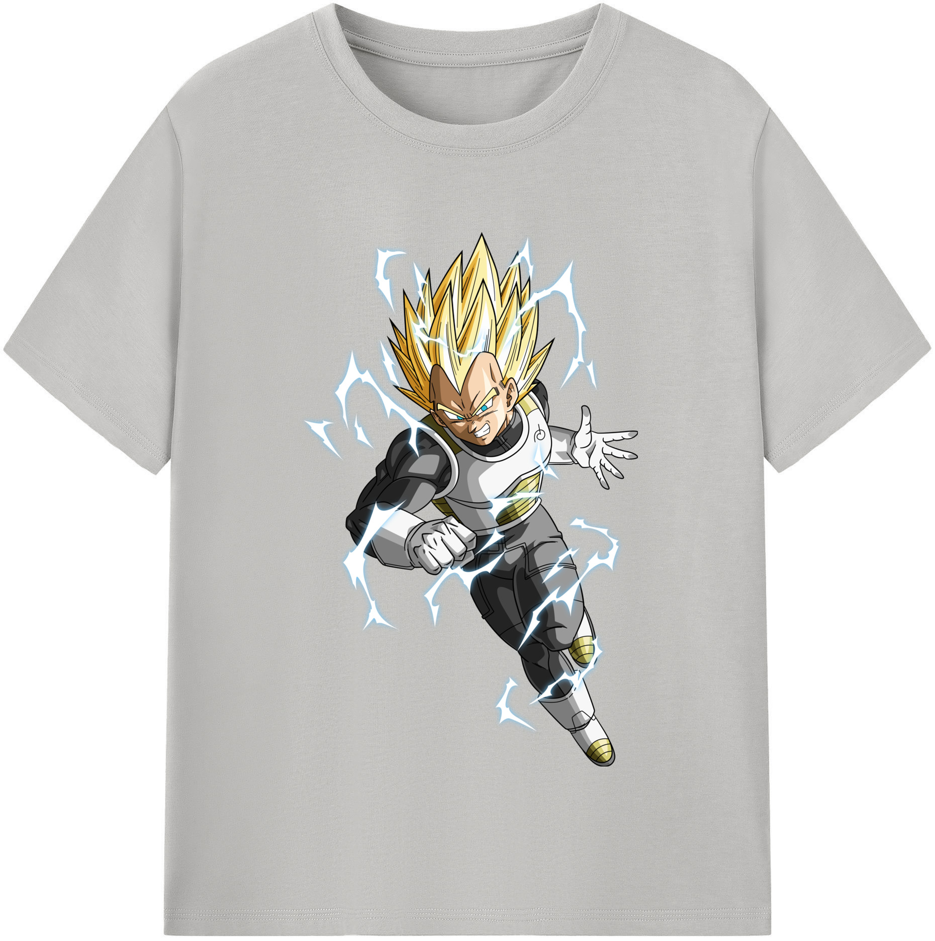 （画像用） ドラゴンボール ベジータ四世（Bejīta Yonsei）DRAGON BALL Vegeta IV 綿100％半袖Tシャツ（フロントプリント）