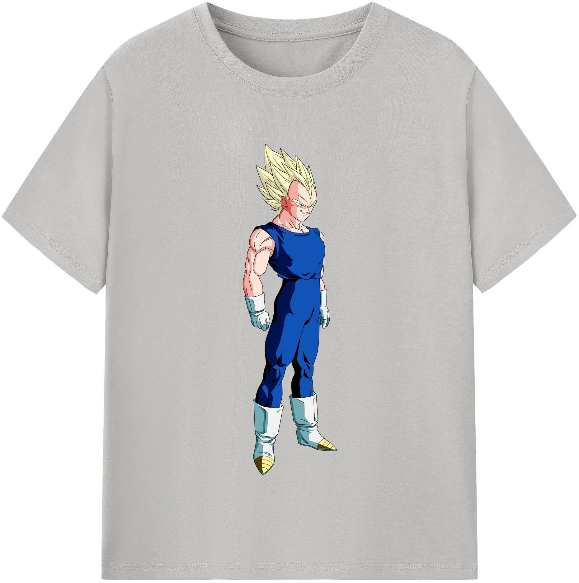 （画像用） ドラゴンボール ベジータ四世（Bejīta Yonsei）DRAGON BALL Vegeta IV 綿100％半袖Tシャツ（フロントプリント）