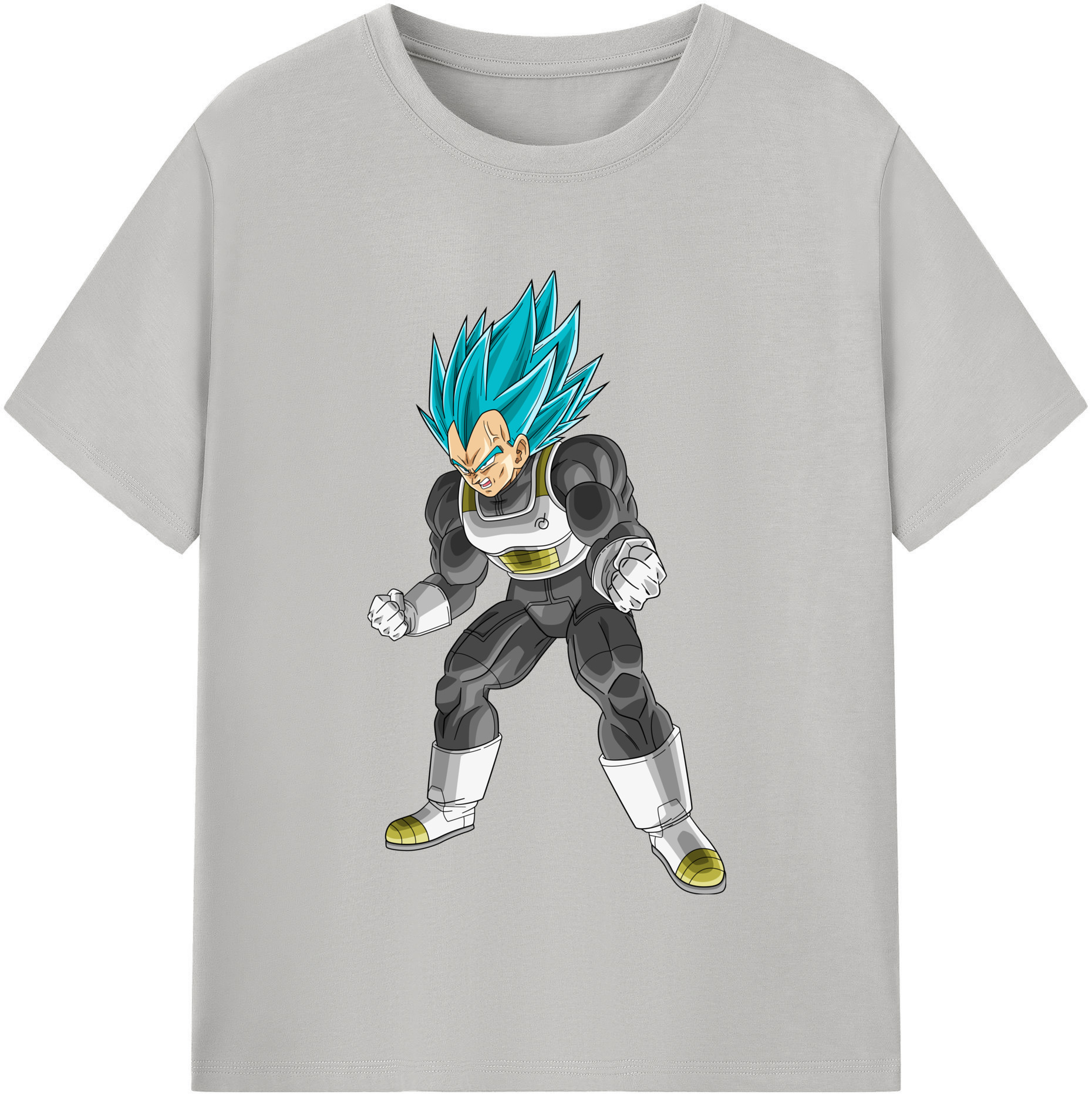 （画像用） ドラゴンボール ベジータ四世（Bejīta Yonsei）DRAGON BALL Vegeta IV 綿100％半袖Tシャツ（フロントプリント）