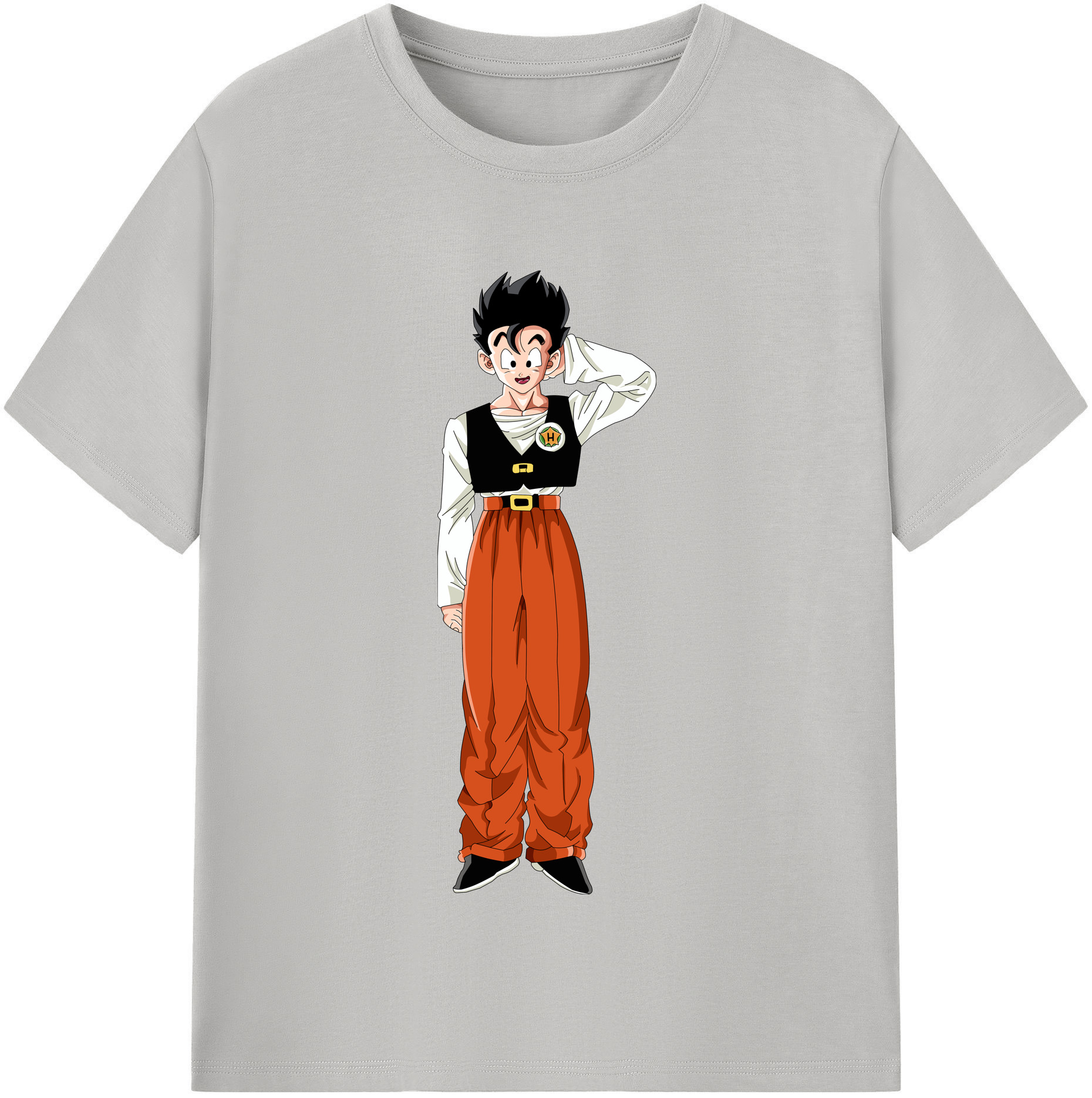 （画像用） ドラゴンボール 孫 悟飯（そんごはん）DRAGON BALL Son Gohan 綿100％半袖Tシャツ（フロントプリント）