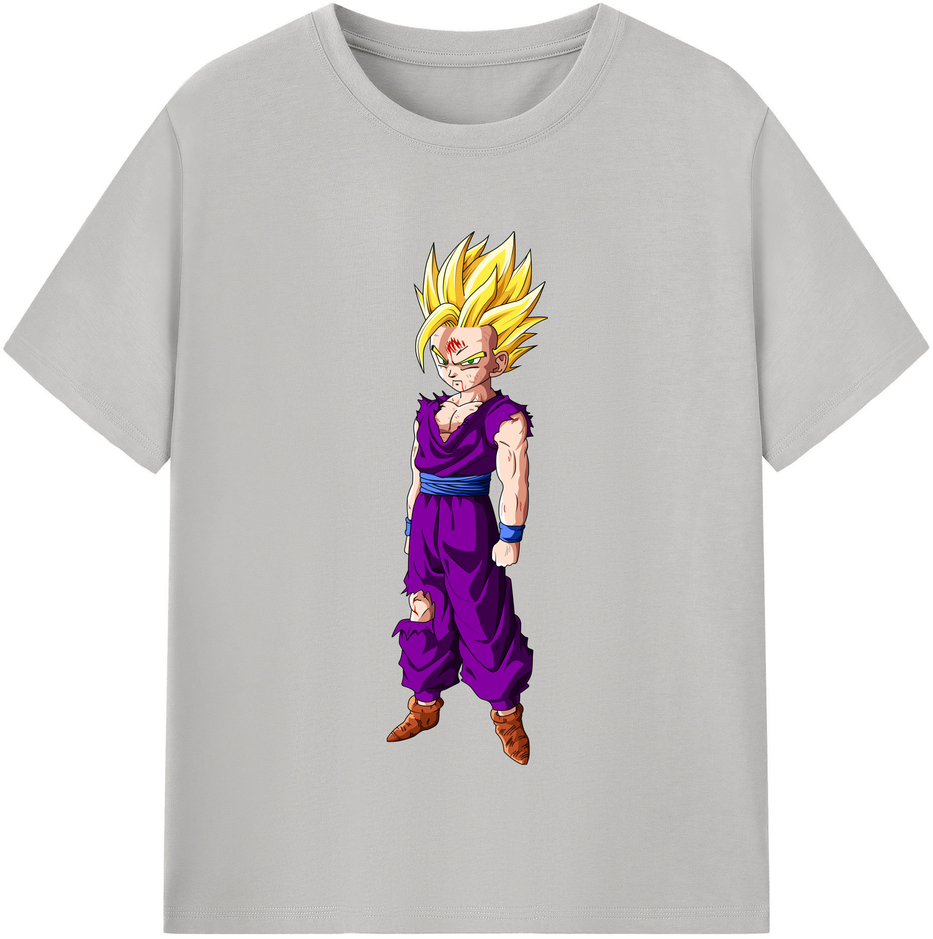 （画像用） ドラゴンボール 孫 悟飯（そんごはん）DRAGON BALL Son Gohan 綿100％半袖Tシャツ（フロントプリント）