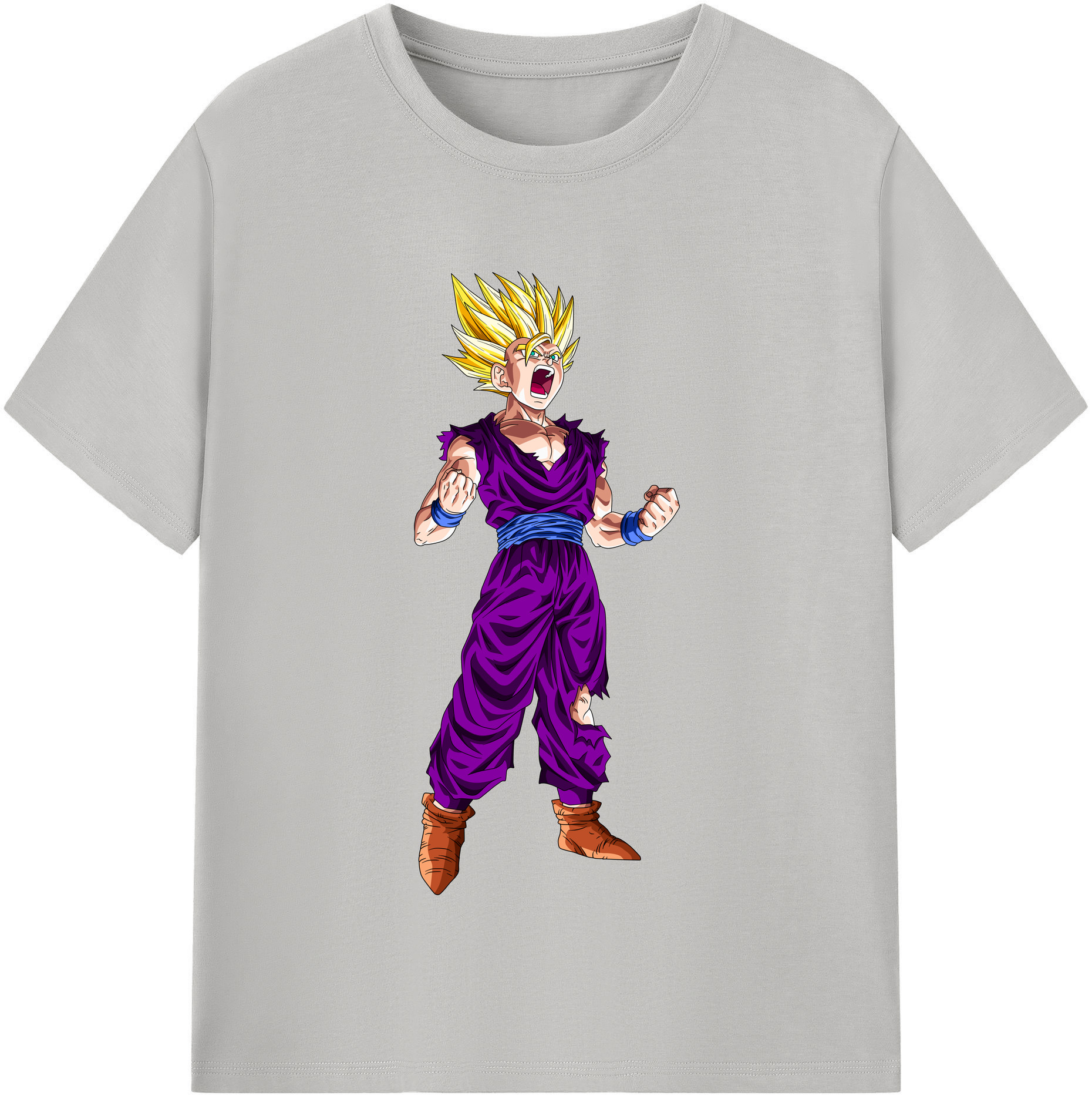 （画像用） ドラゴンボール 孫 悟飯（そんごはん）DRAGON BALL Son Gohan 綿100％半袖Tシャツ（フロントプリント）