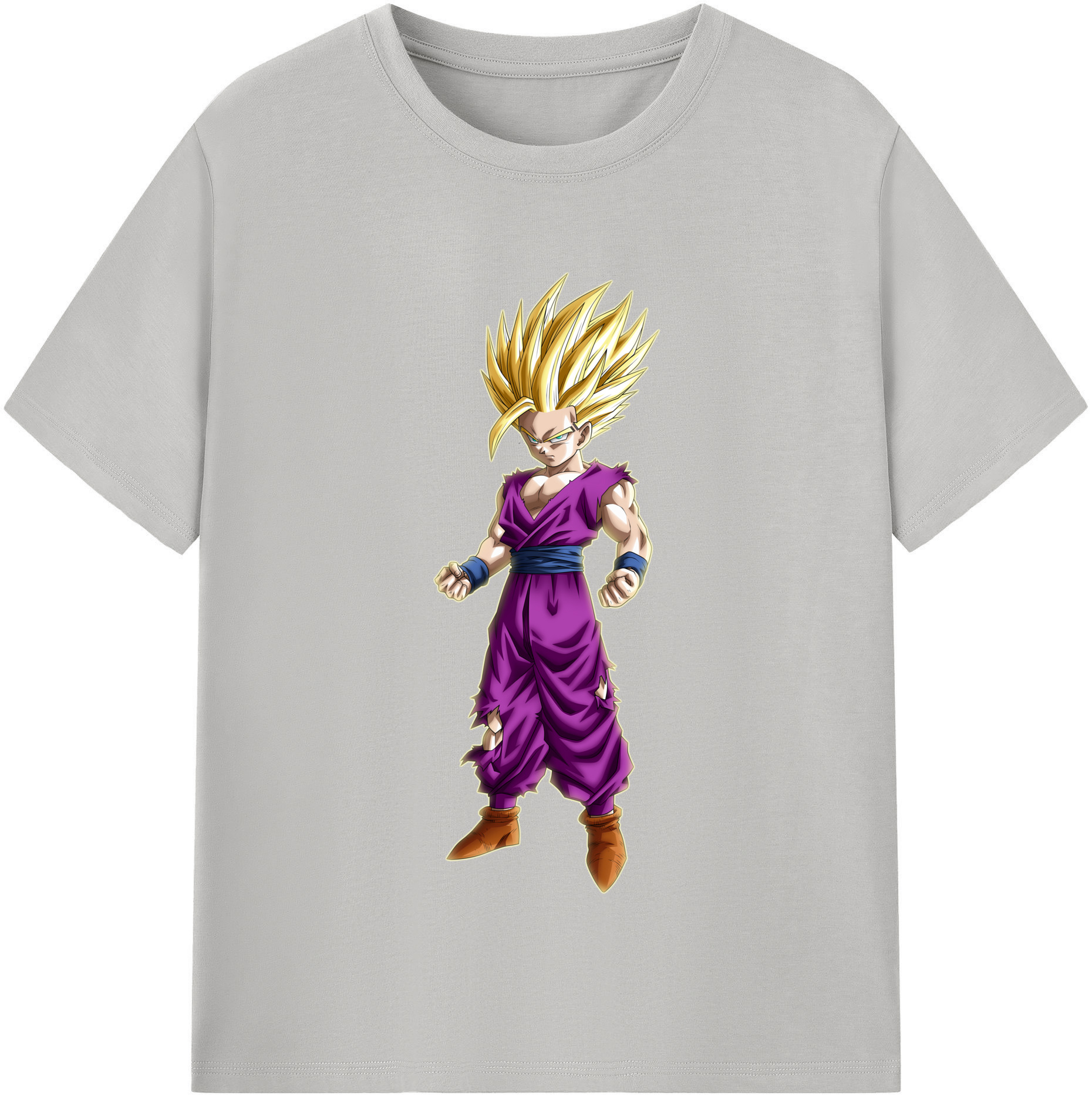 （画像用） ドラゴンボール 孫 悟飯（そんごはん）DRAGON BALL Son Gohan 綿100％半袖Tシャツ（フロントプリント）