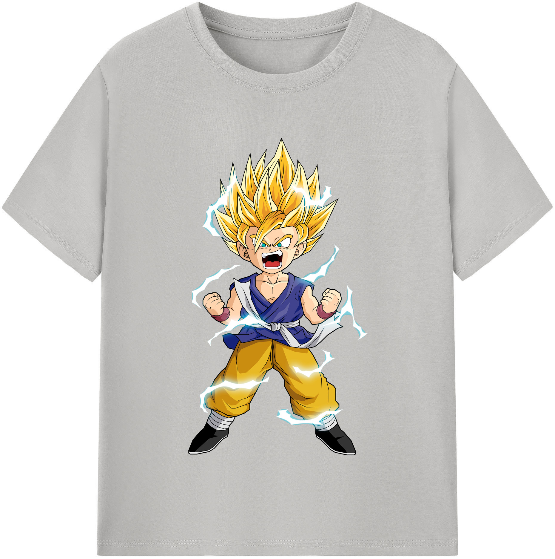 （画像用） ドラゴンボール 孫 悟飯（そんごはん）DRAGON BALL Son Gohan 綿100％半袖Tシャツ（フロントプリント）