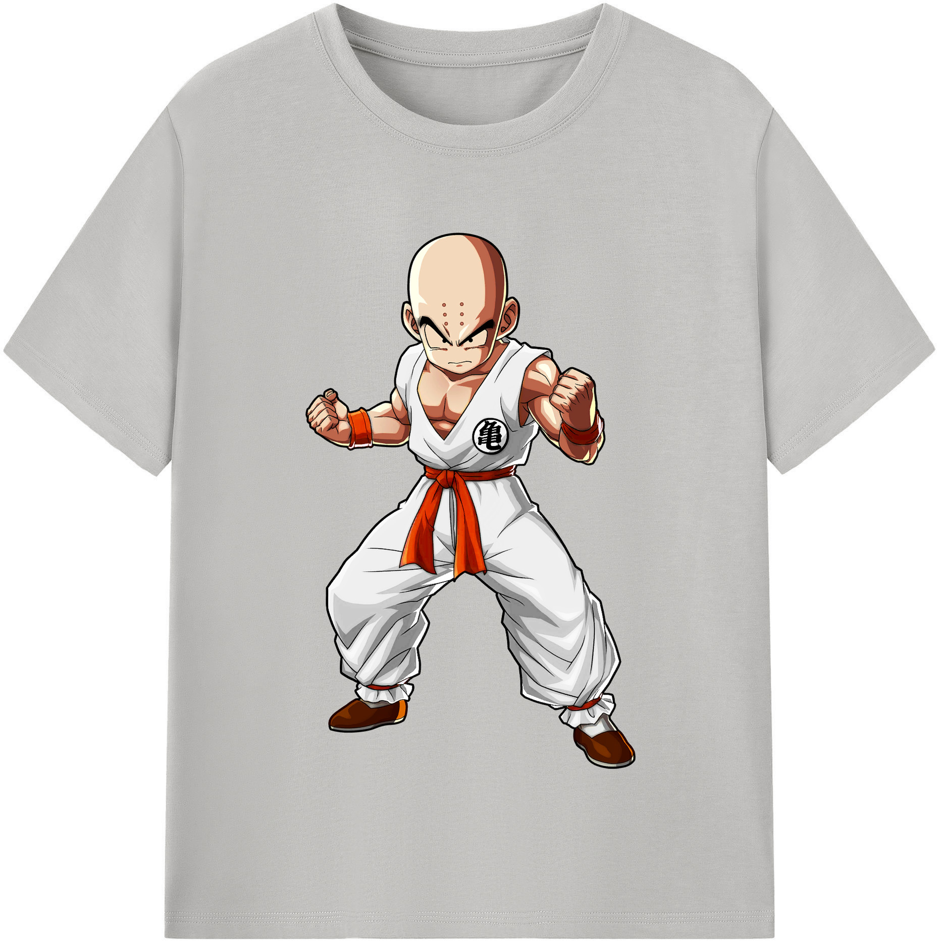 （画像用） ドラゴンボール クリリン DRAGON BALL krillin 綿100％半袖Tシャツ（フロントプリント）