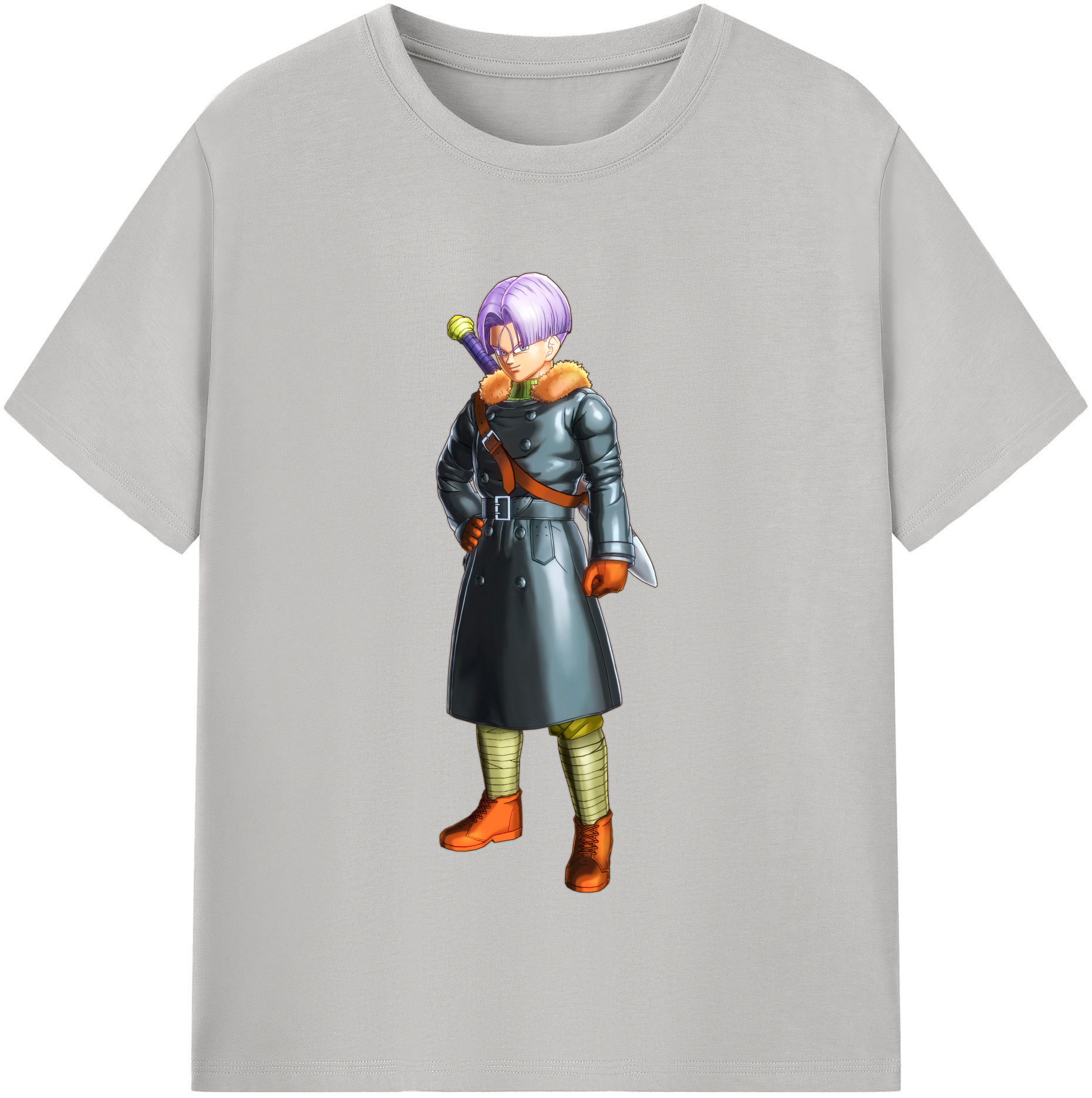 （画像用） ドラゴンボール トランクス（Torankusu）DRAGON BALL Trunks 綿100％半袖Tシャツ（フロントプリント）