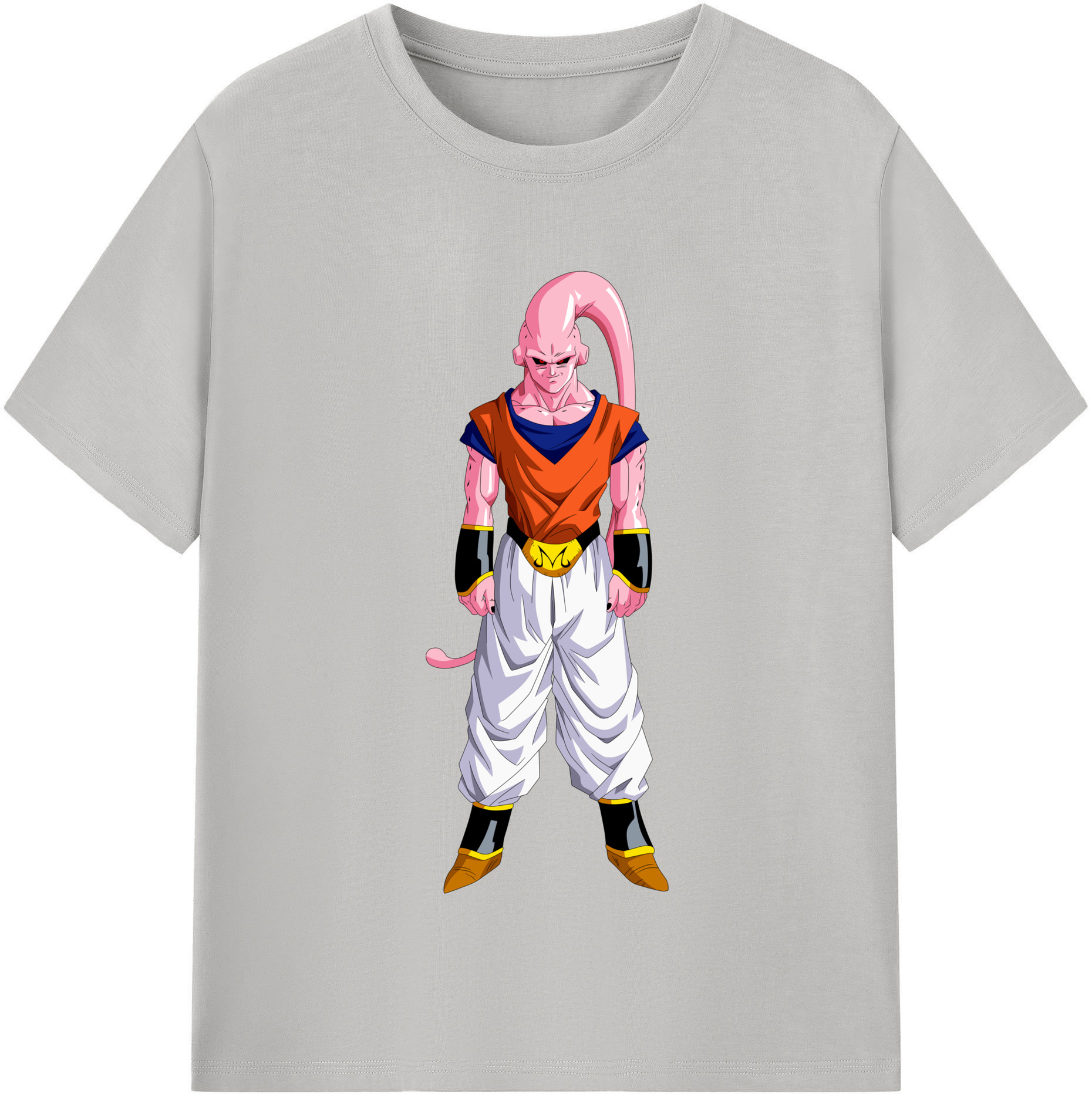 （画像用） ドラゴンボール 魔人ブウ DRAGON BALL Majin Buu 綿100％半袖Tシャツ（フロントプリント）