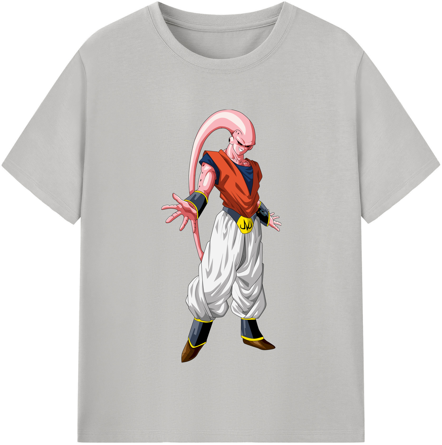 （画像用） ドラゴンボール 魔人ブウ DRAGON BALL Majin Buu 綿100％半袖Tシャツ（フロントプリント）