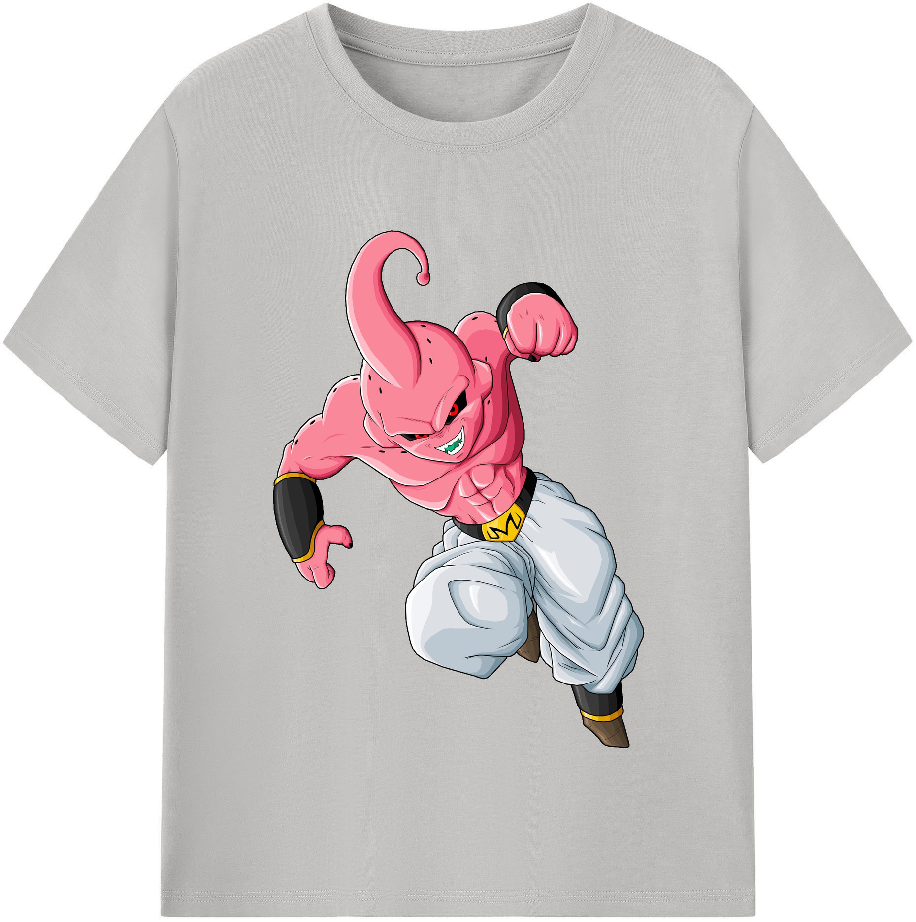 （画像用） ドラゴンボール 魔人ブウ DRAGON BALL Majin Buu 綿100％半袖Tシャツ（フロントプリント）