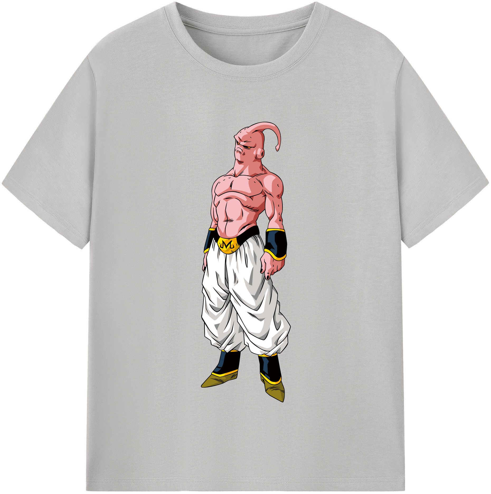 （画像用） ドラゴンボール 魔人ブウ DRAGON BALL Majin Buu 綿100％半袖Tシャツ（フロントプリント）