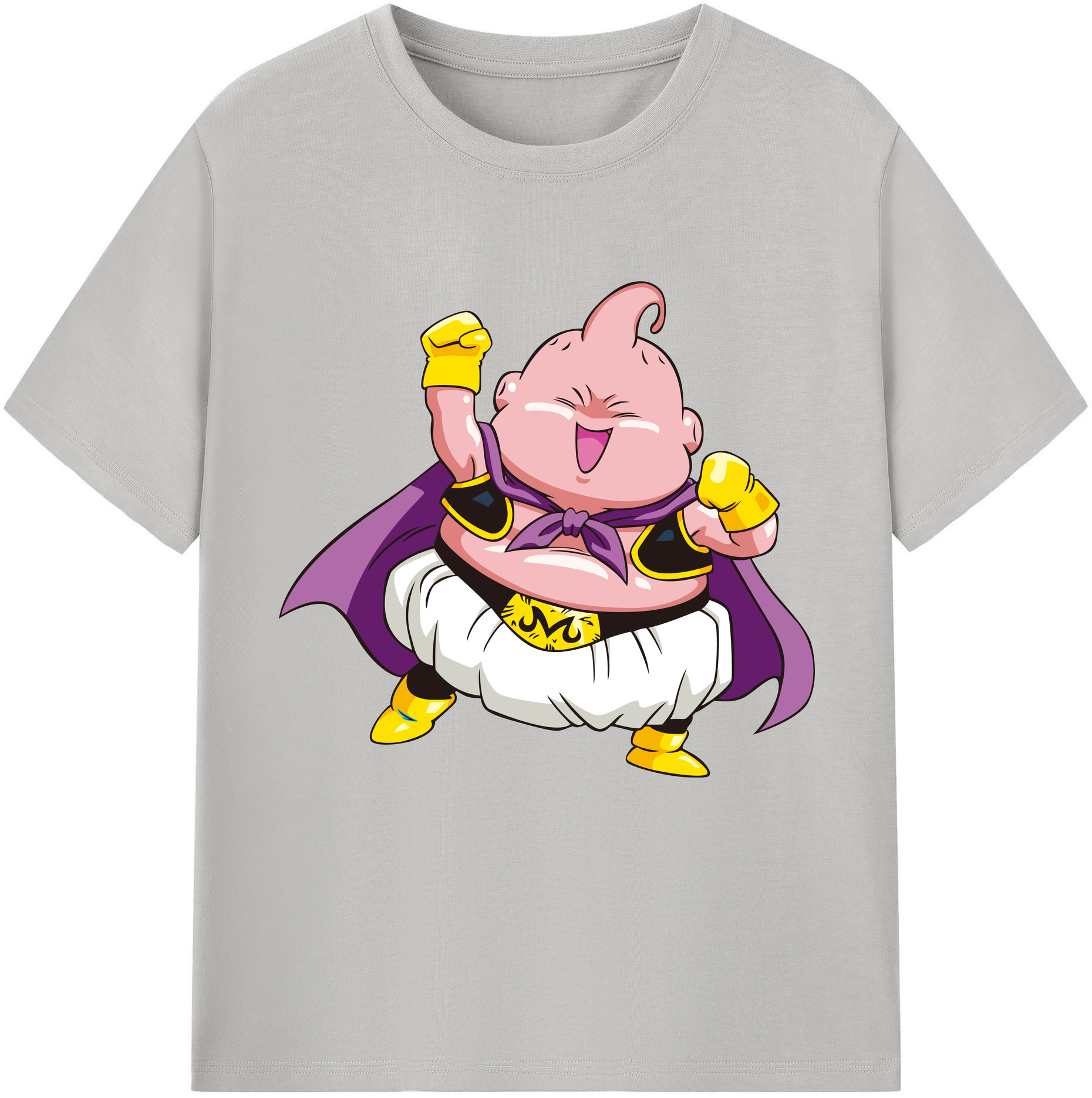 （画像用） ドラゴンボール 魔人ブウ DRAGON BALL Majin Buu 綿100％半袖Tシャツ（フロントプリント）