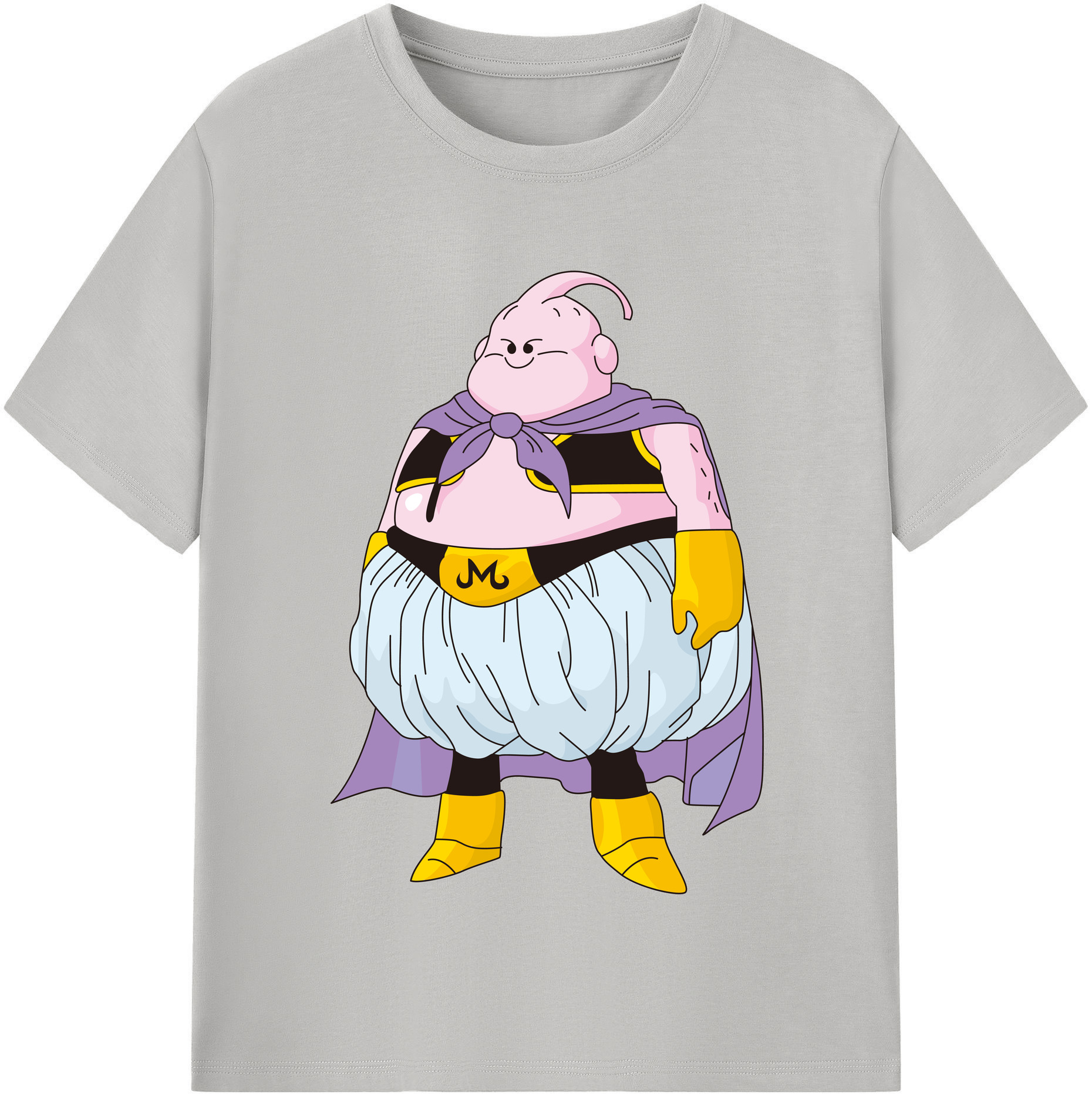 （画像用） ドラゴンボール 魔人ブウ DRAGON BALL Majin Buu 綿100％半袖Tシャツ（フロントプリント）