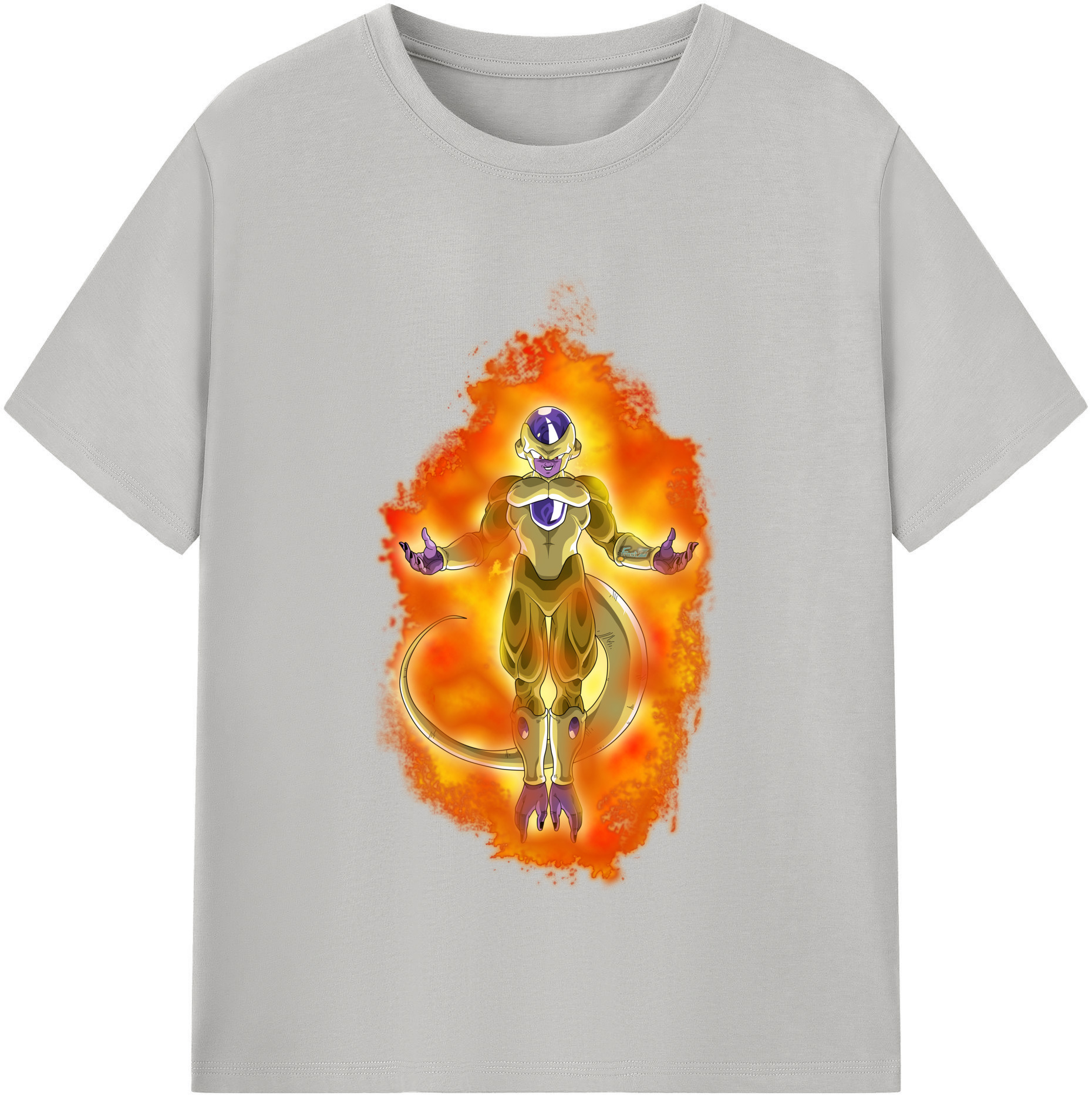（画像用） ドラゴンボール フリーザ DRAGON BALL Frieza 綿100％半袖Tシャツ（フロントプリント）