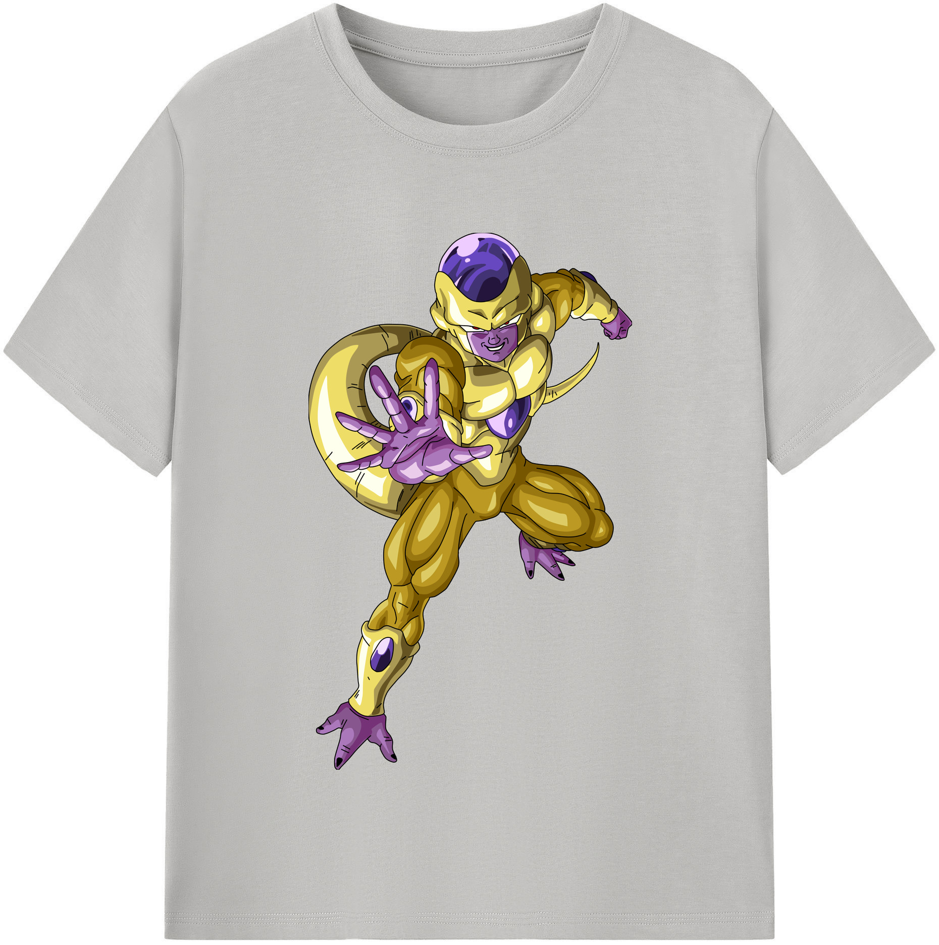 （画像用） ドラゴンボール フリーザ DRAGON BALL Frieza 綿100％半袖Tシャツ（フロントプリント）
