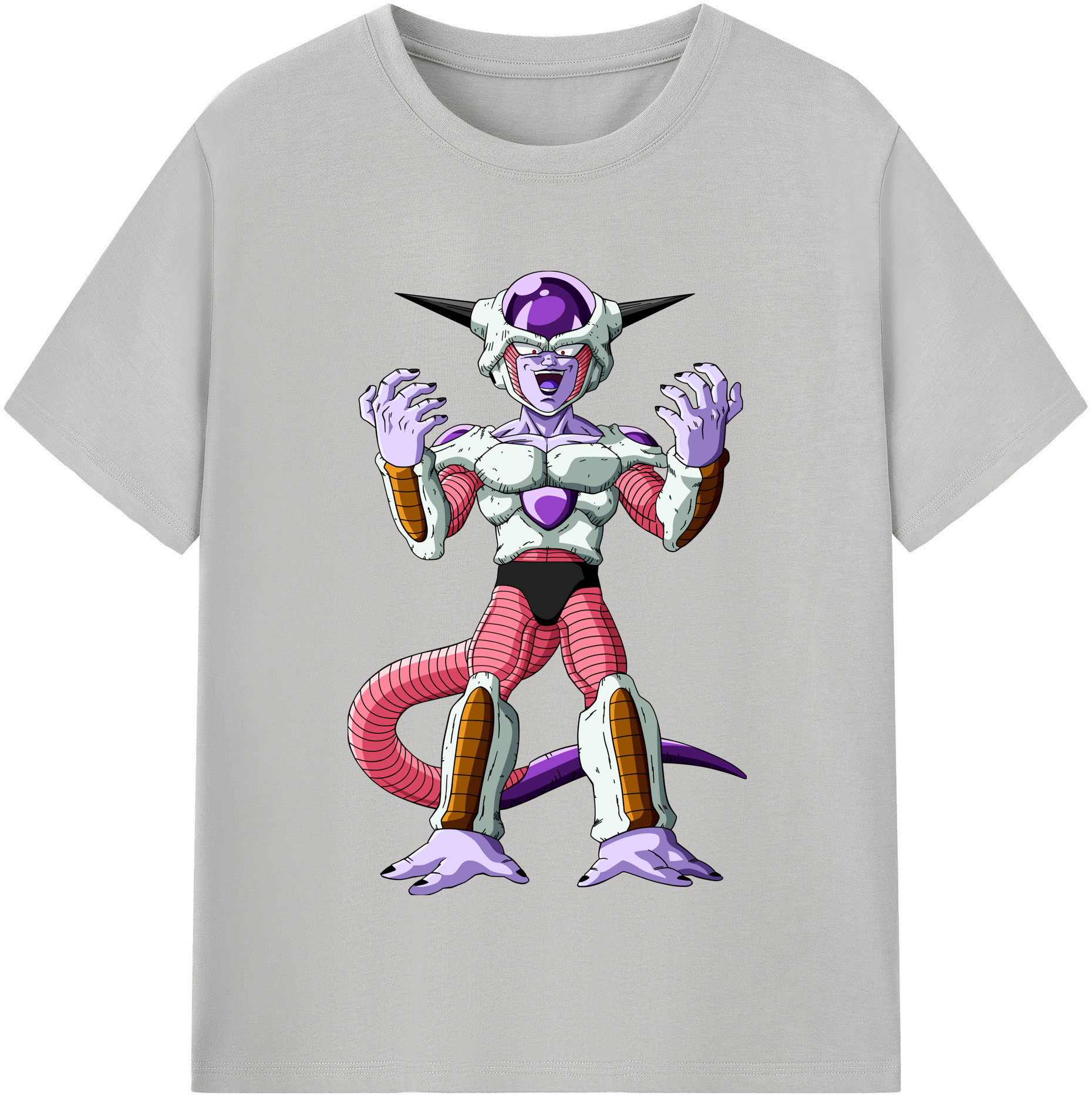 （画像用） ドラゴンボール フリーザ DRAGON BALL Frieza 綿100％半袖Tシャツ（フロントプリント）