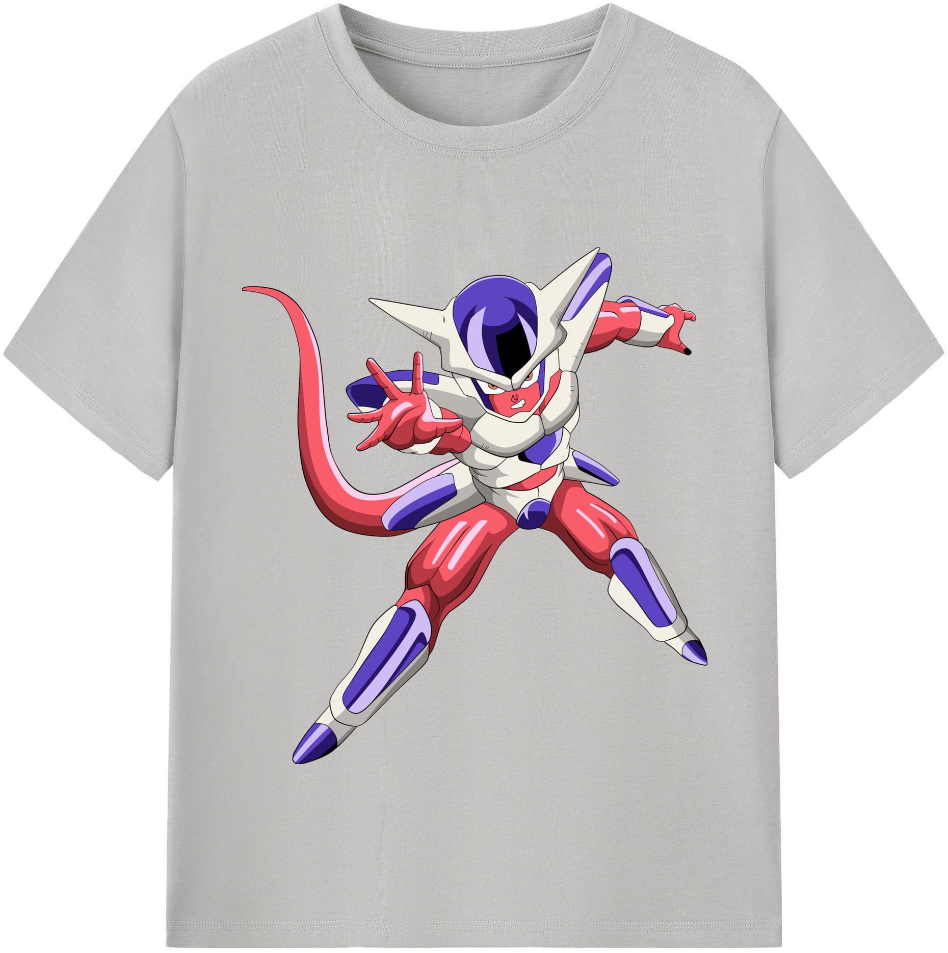 （画像用） ドラゴンボール フリーザ DRAGON BALL Frieza 綿100％半袖Tシャツ（フロントプリント）