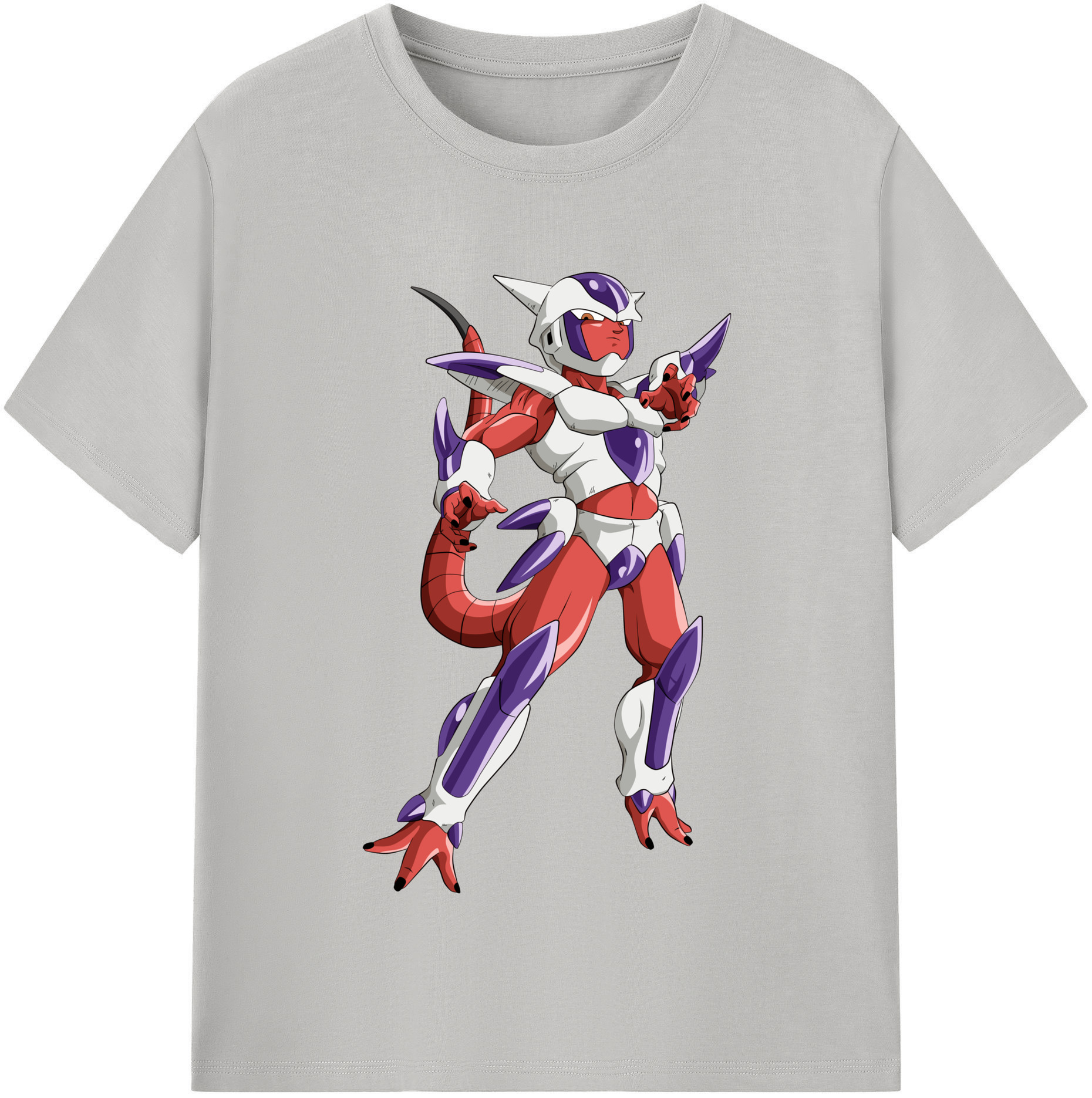 （画像用） ドラゴンボール フリーザ DRAGON BALL Frieza 綿100％半袖Tシャツ（フロントプリント）