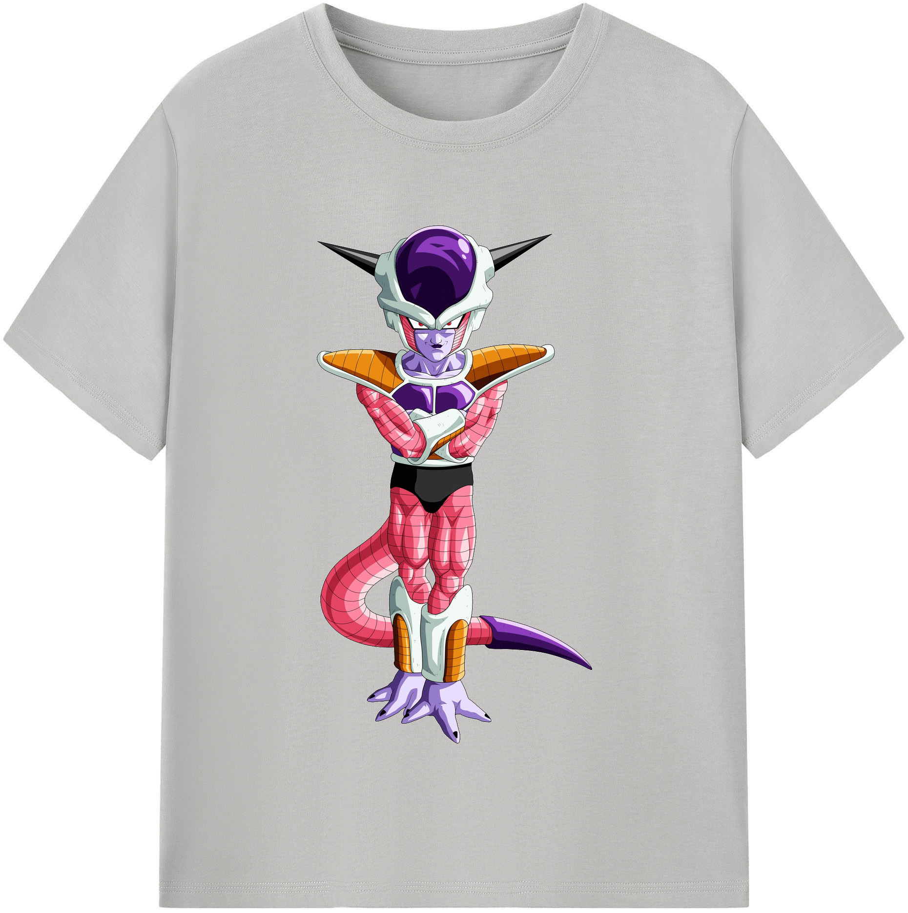 （画像用） ドラゴンボール フリーザ DRAGON BALL Frieza 綿100％半袖Tシャツ（フロントプリント）