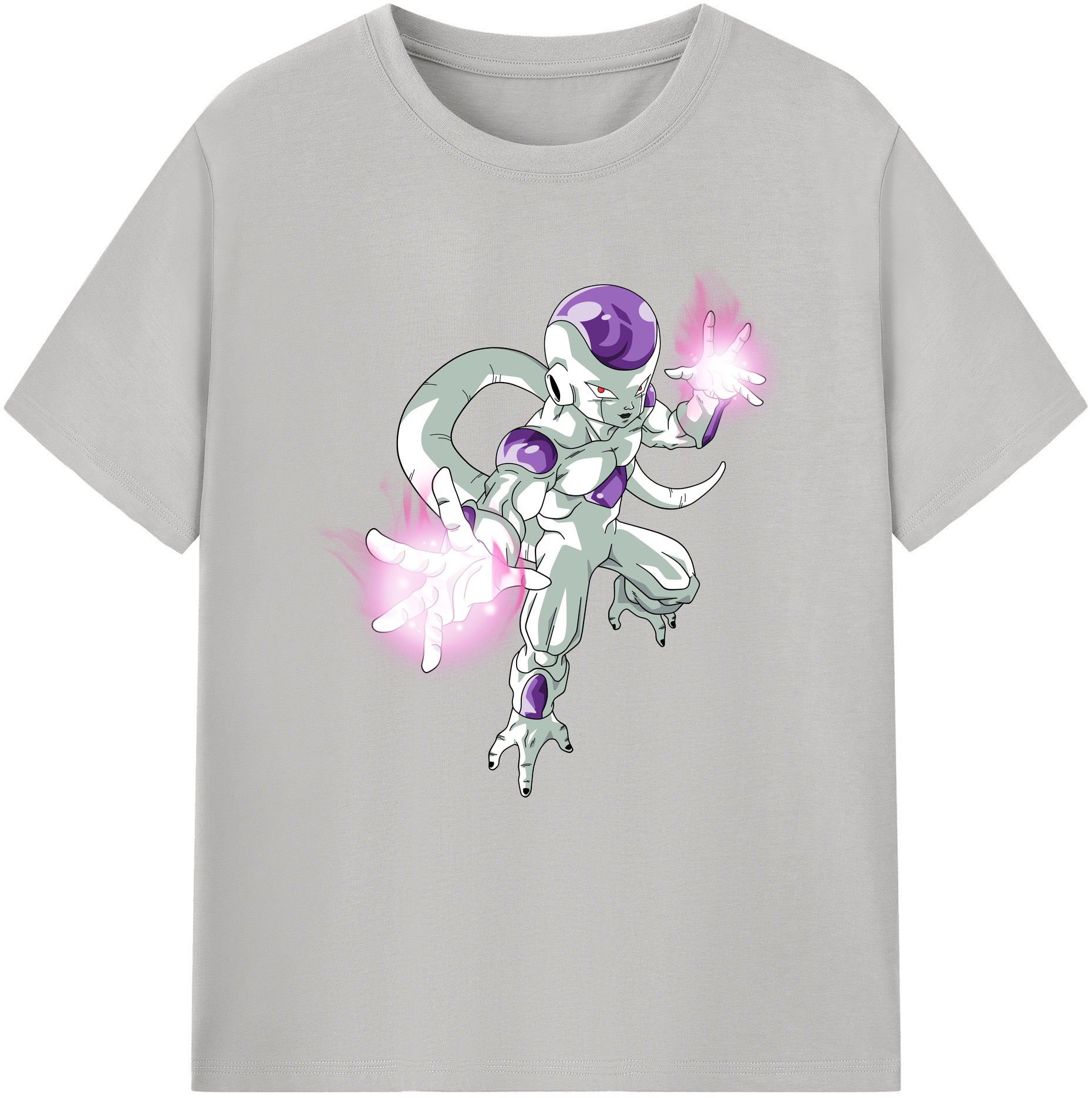 （画像用） ドラゴンボール フリーザ DRAGON BALL Frieza 綿100％半袖Tシャツ（フロントプリント）