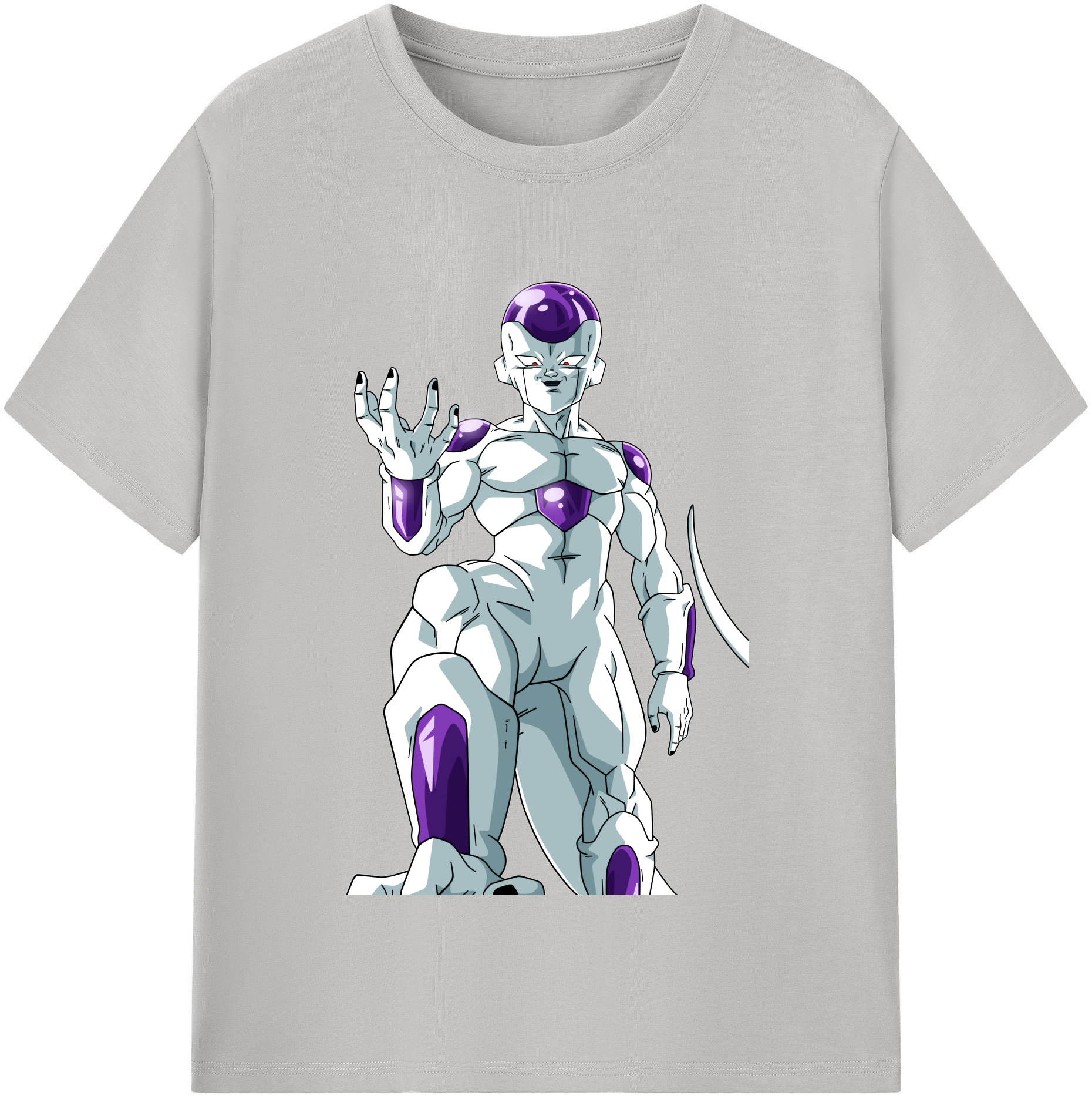 （画像用） ドラゴンボール フリーザ DRAGON BALL Frieza 綿100％半袖Tシャツ（フロントプリント）