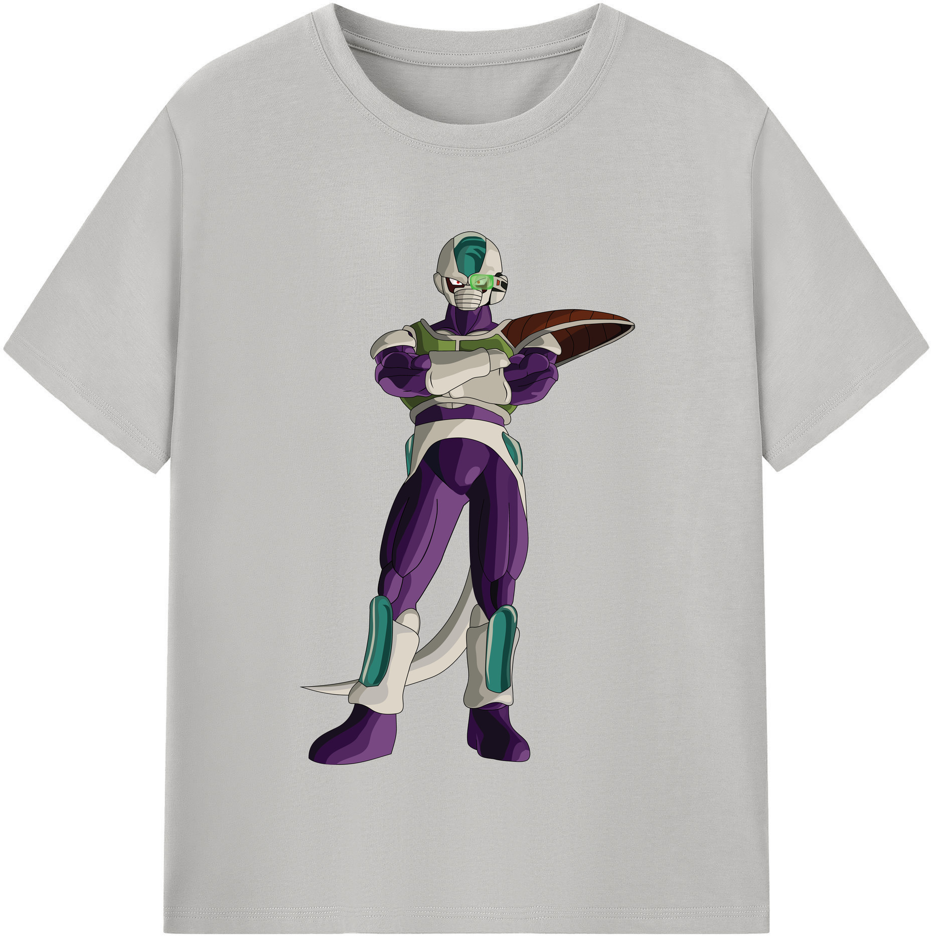 （画像用） ドラゴンボール フリーザ DRAGON BALL Frieza 綿100％半袖Tシャツ（フロントプリント）