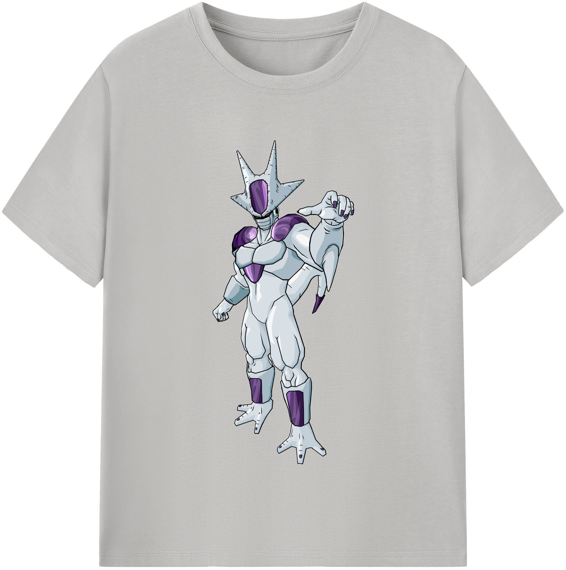 （画像用） ドラゴンボール クウラ DRAGON BALL Cooler Coora 綿100％半袖Tシャツ（フロントプリント）