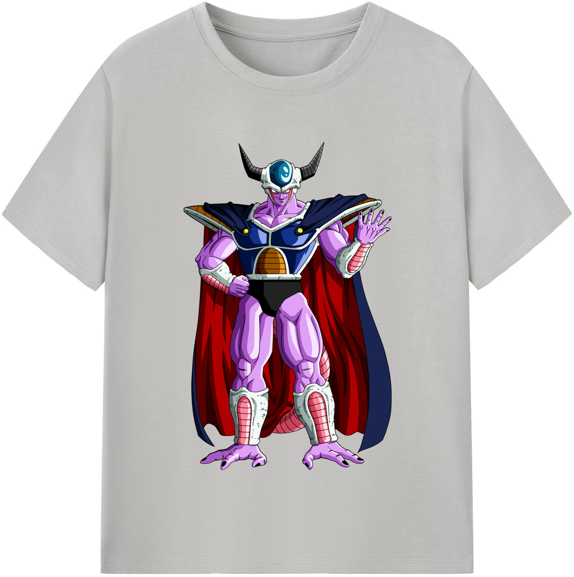 （画像用） ドラゴンボール コルド大王 DRAGON BALL King Cold 綿100％半袖Tシャツ（フロントプリント）