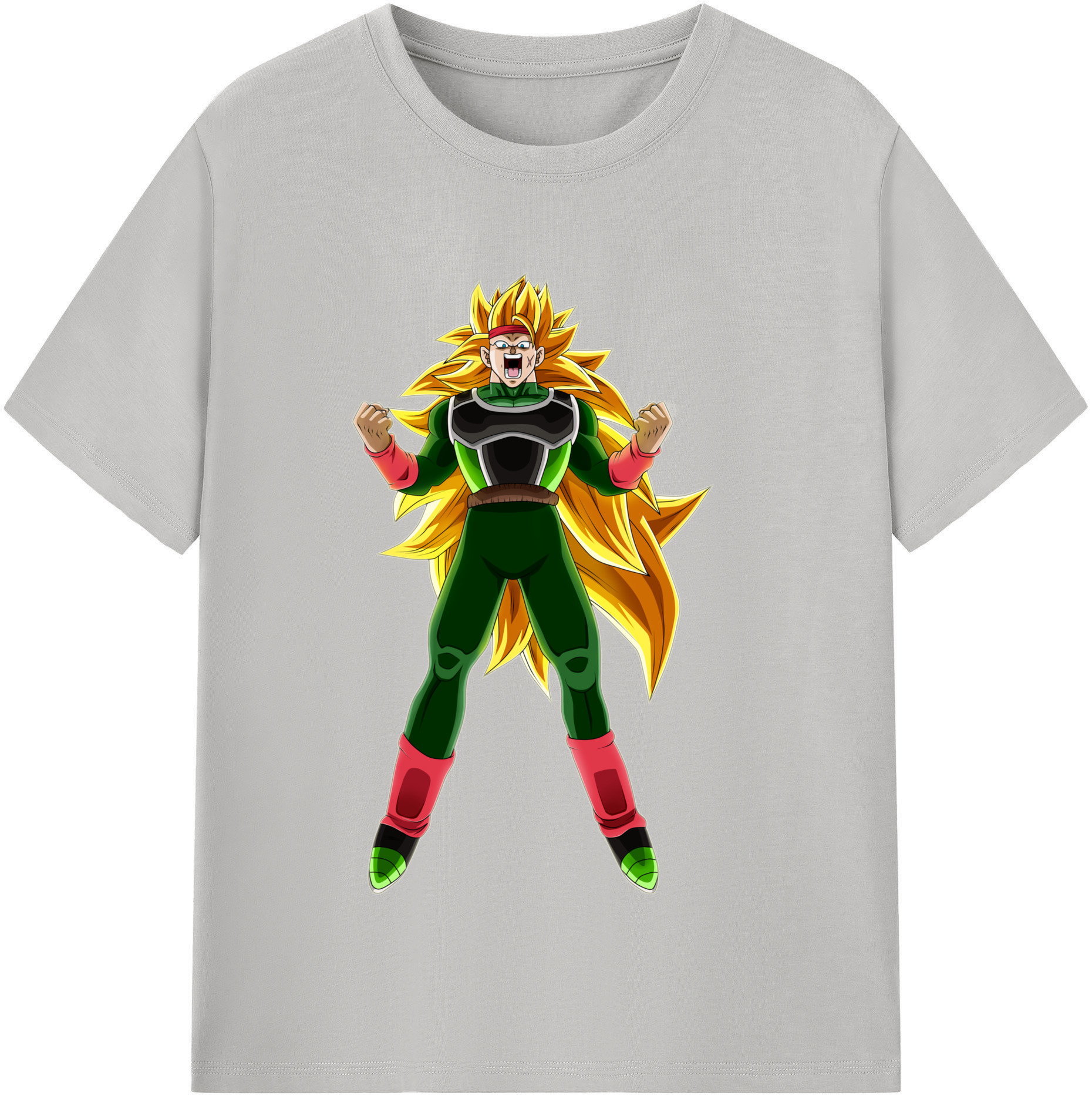 （画像用） ドラゴンボール ブロリー DRAGON BALL Broli 綿100％半袖Tシャツ（フロントプリント）