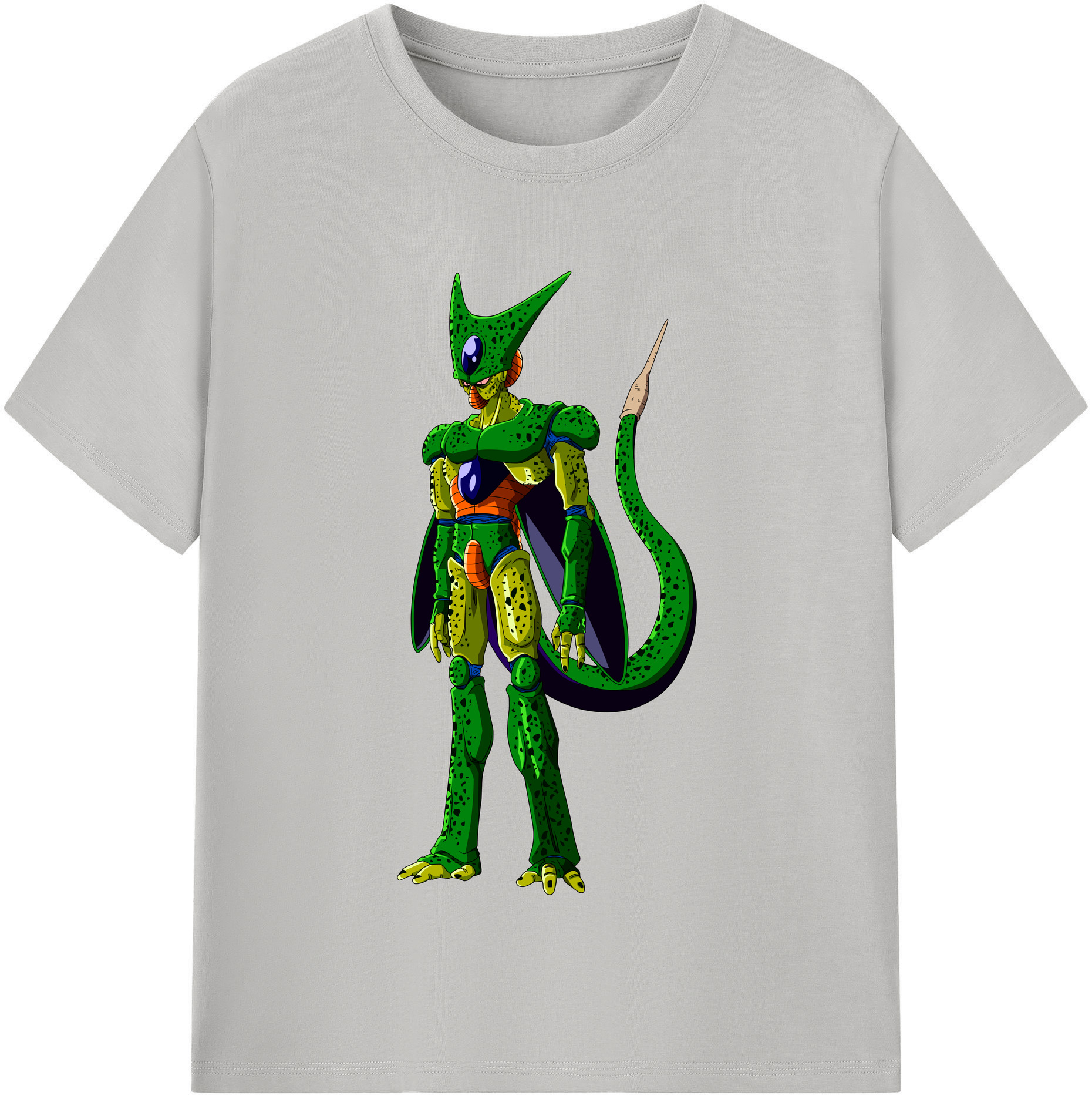 （画像用） ドラゴンボール セル DRAGON BALL Cell 綿100％半袖Tシャツ（フロントプリント）