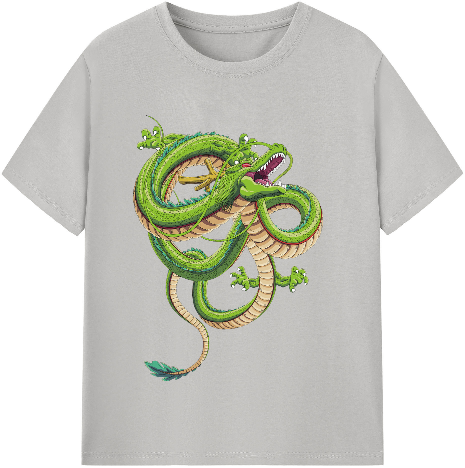 （画像用） ドラゴンボール 神龍 シェンロン DRAGON BALL Shenron 綿100％半袖Tシャツ（フロントプリント）