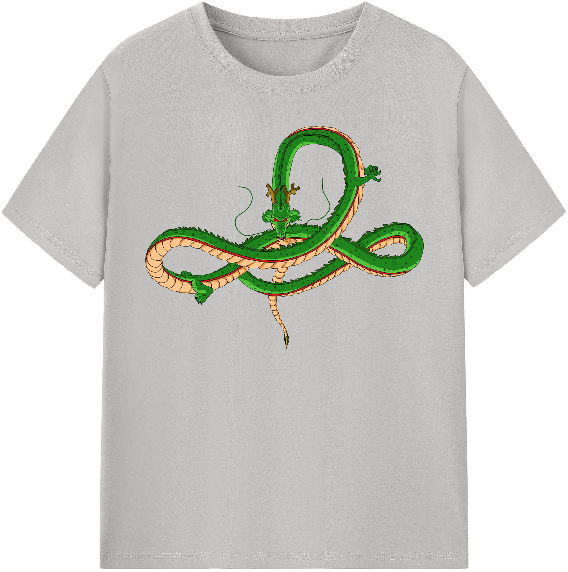 （画像用） ドラゴンボール 神龍 シェンロン DRAGON BALL Shenron 綿100％半袖Tシャツ（フロントプリント）