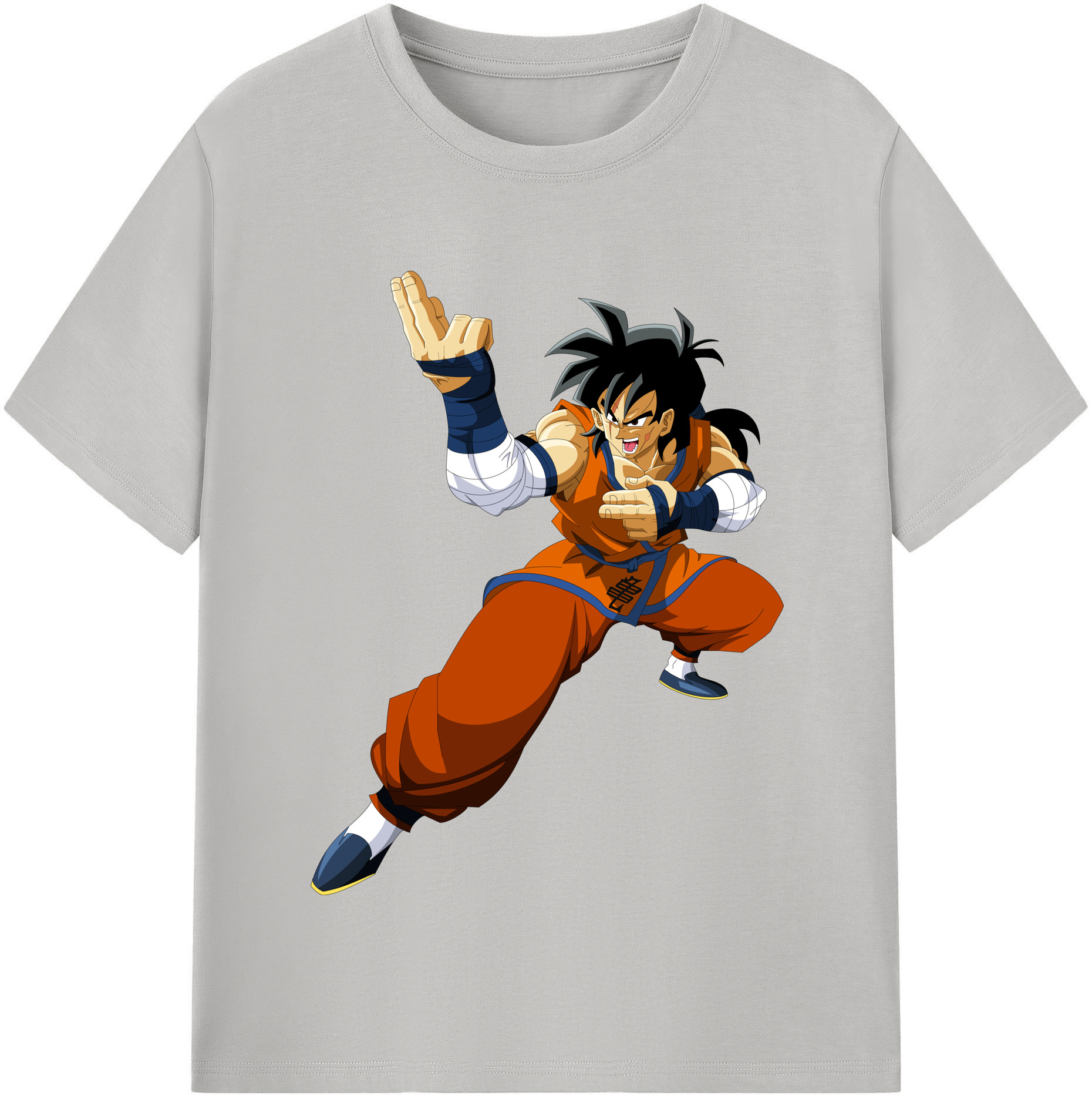 （画像用） ドラゴンボール ヤムチャ DRAGON BALL Yamcha 綿100％半袖Tシャツ（フロントプリント）