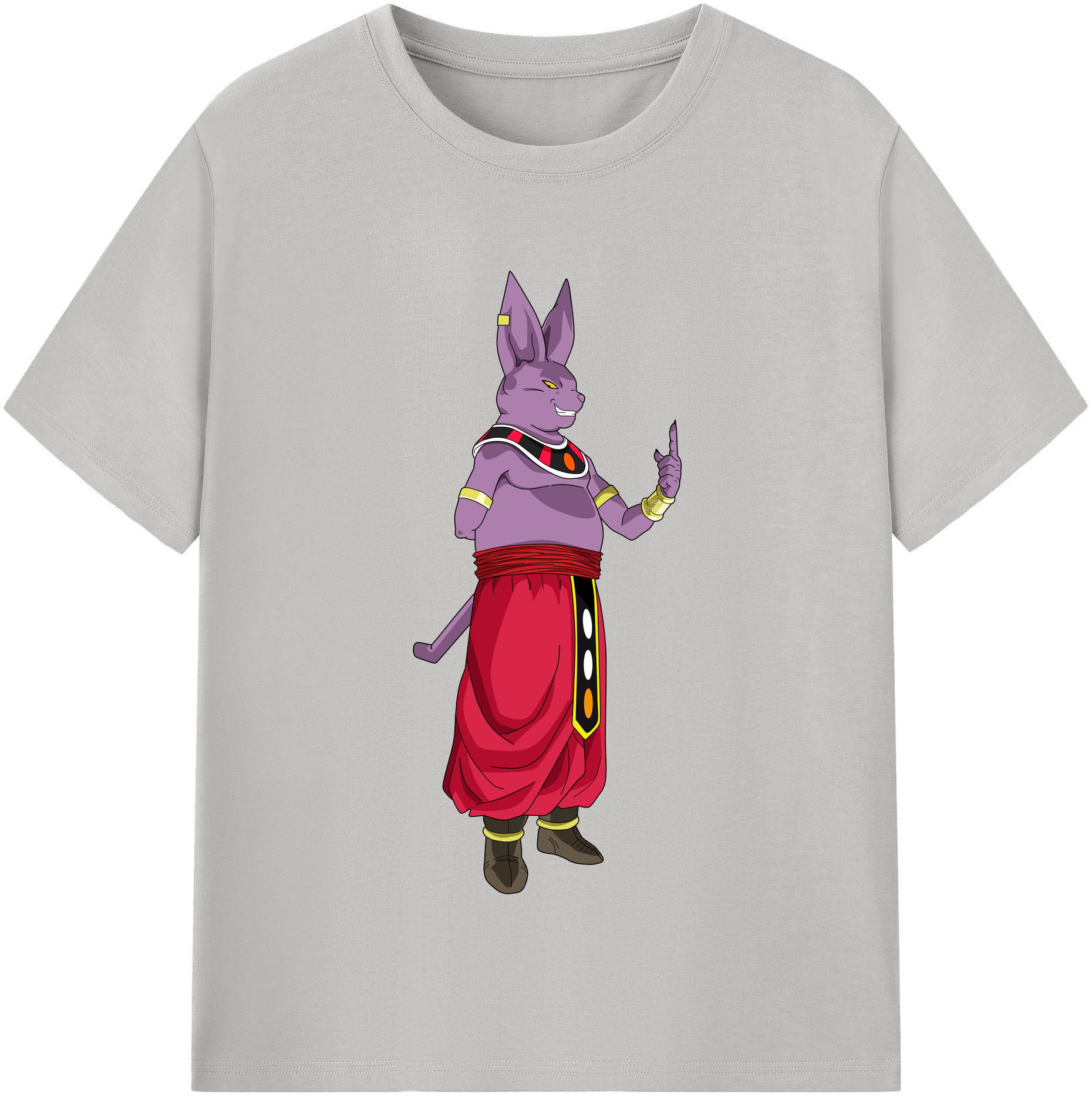 （画像用） ドラゴンボール シャンパ DRAGON BALL Champa 綿100％半袖Tシャツ（フロントプリント）