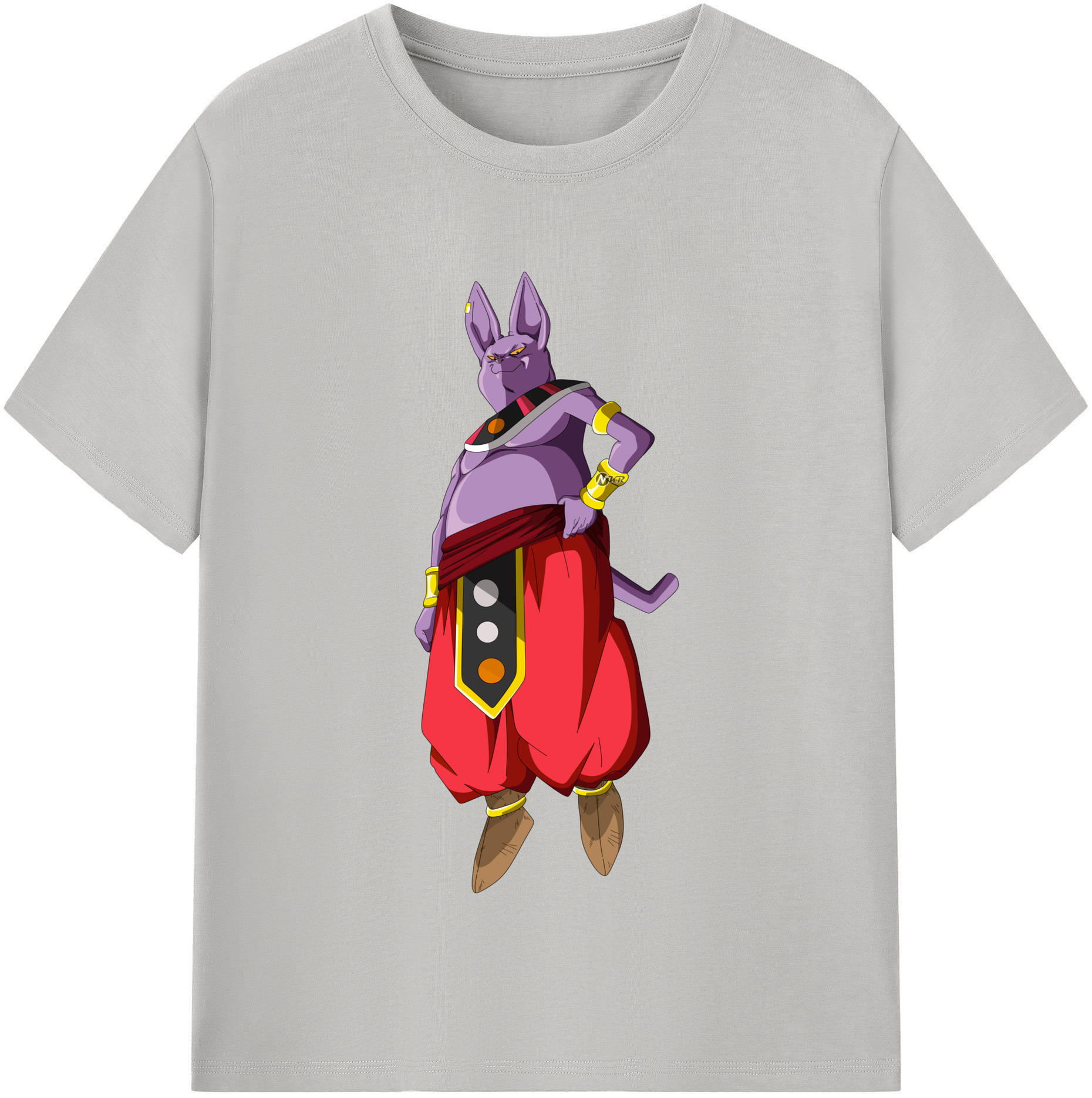 （画像用） ドラゴンボール シャンパ DRAGON BALL Champa 綿100％半袖Tシャツ（フロントプリント）