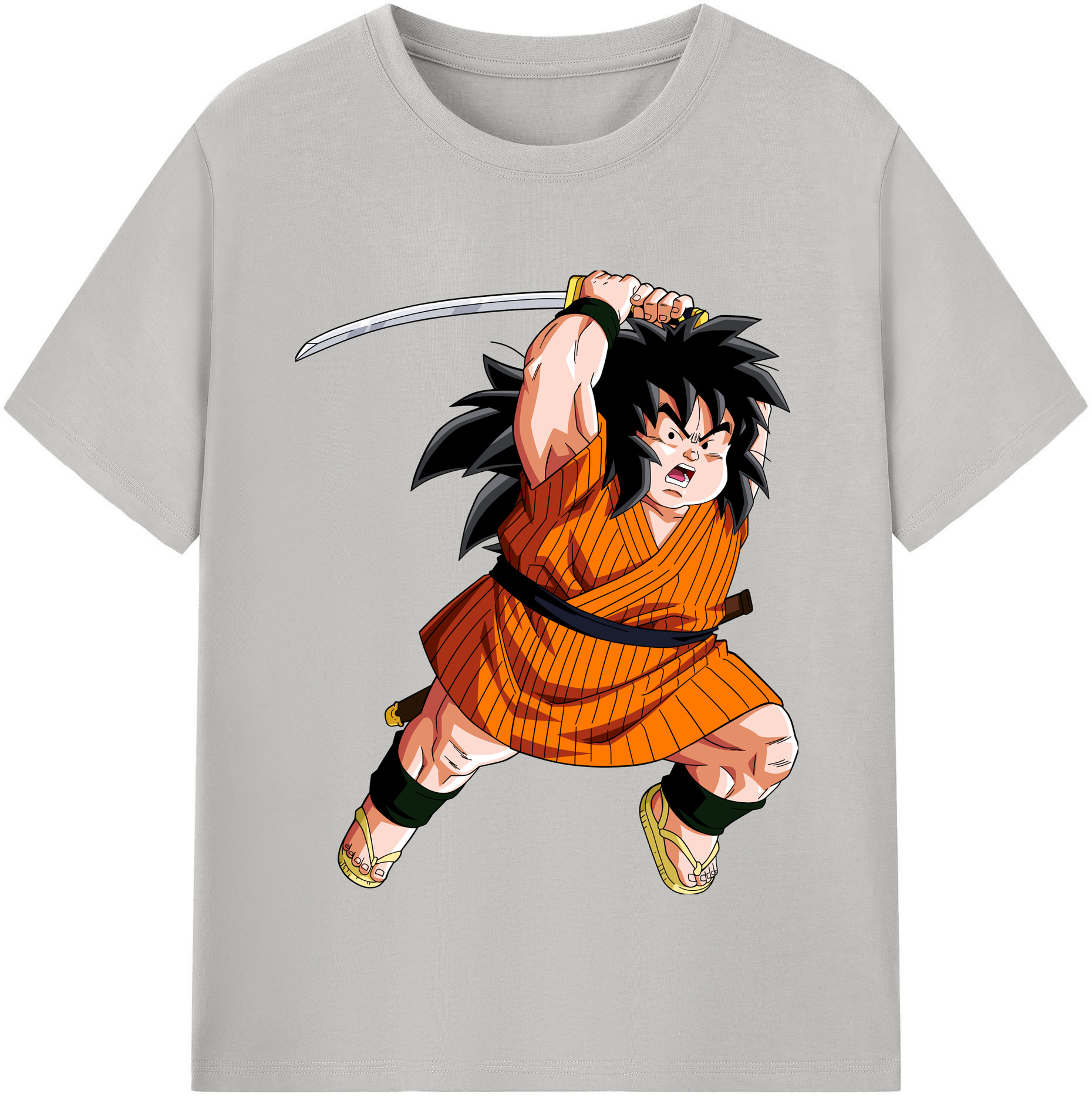 （画像用） ドラゴンボール やじろべえ DRAGON BALL Yajirobe 綿100％半袖Tシャツ（フロントプリント）
