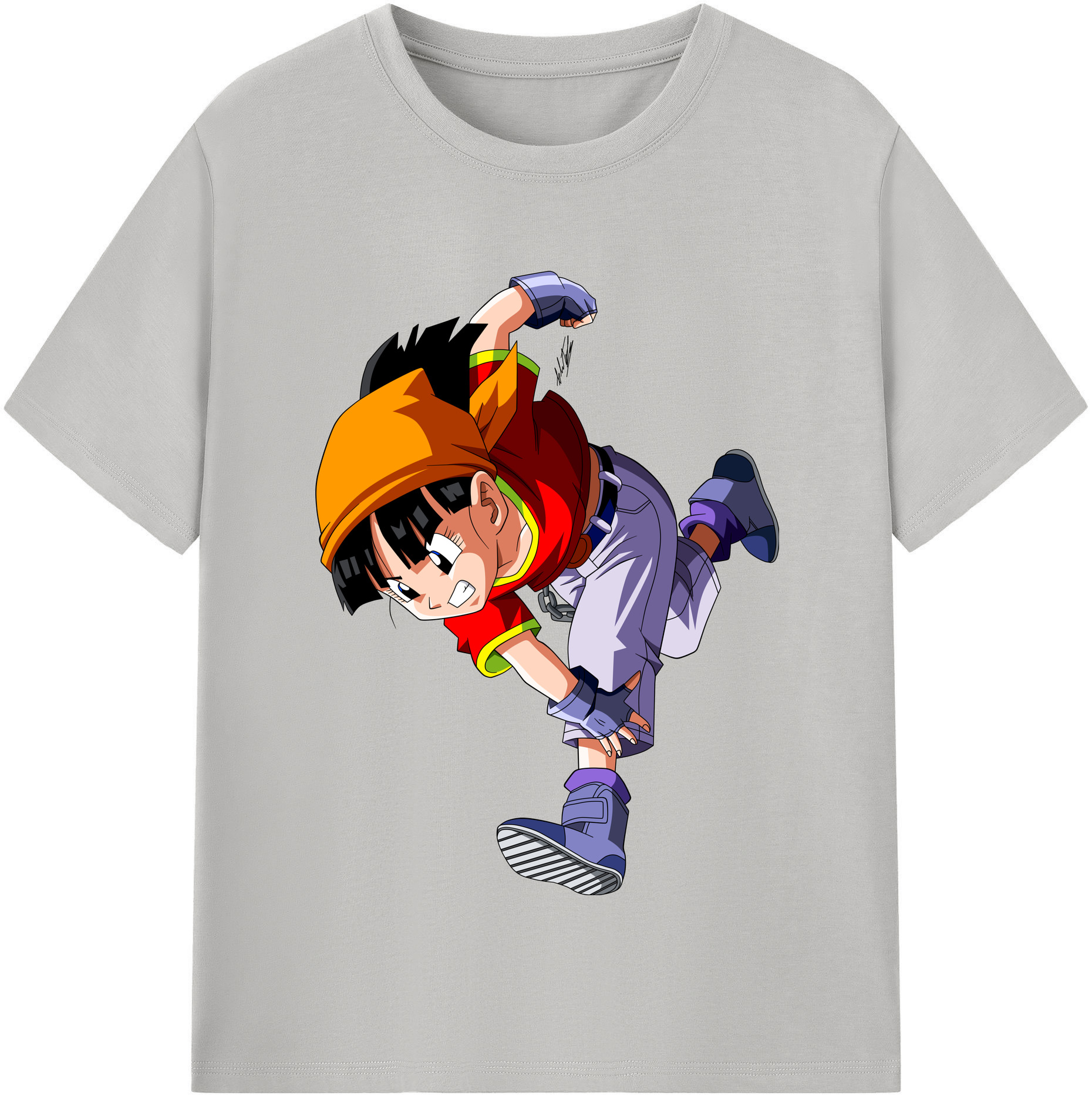 （画像用） ドラゴンボール パン DRAGON BALL Pan 綿100％半袖Tシャツ（フロントプリント）