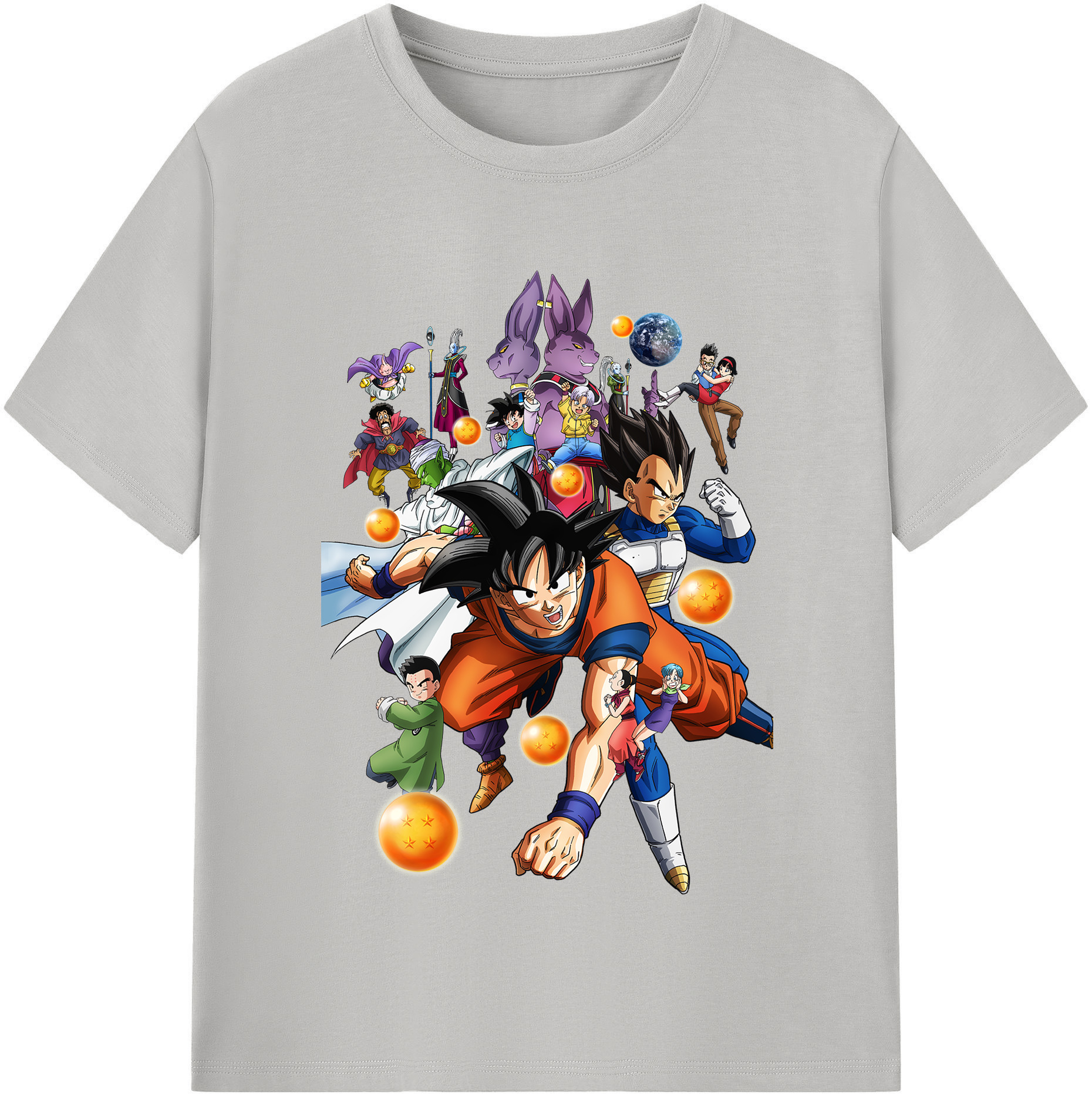 （画像用） ドラゴンボール DRAGON BALL 綿100％半袖Tシャツ（フロントプリント）