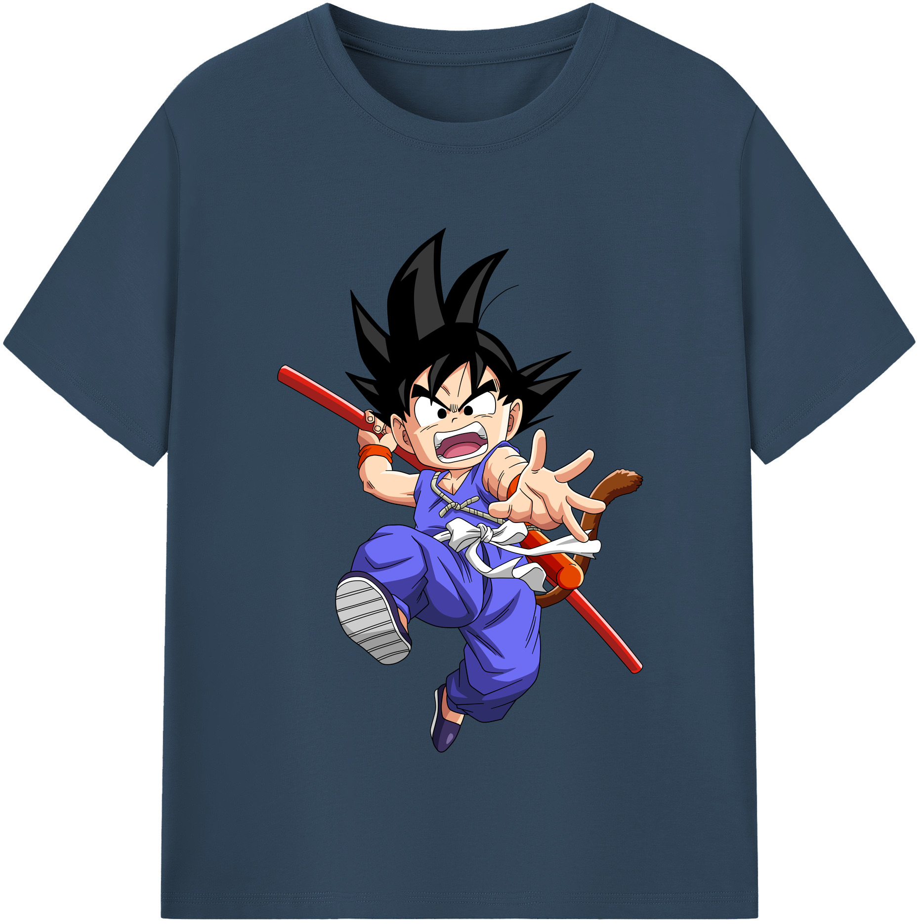 （画像用） ドラゴンボール 孫悟空（そん ごくう）Son Goku カカロット DRAGON BALL Kakarotto 綿100％半袖Tシャツ（フロントプリント）