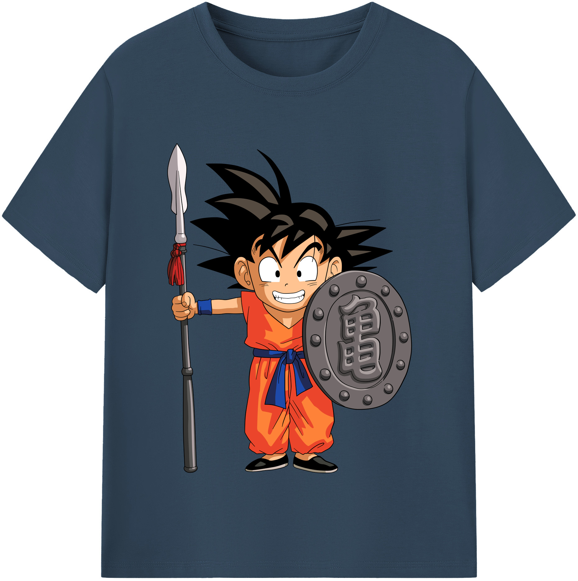 （画像用） ドラゴンボール 孫悟空（そん ごくう）Son Goku カカロット DRAGON BALL Kakarotto 綿100％半袖Tシャツ（フロントプリント）