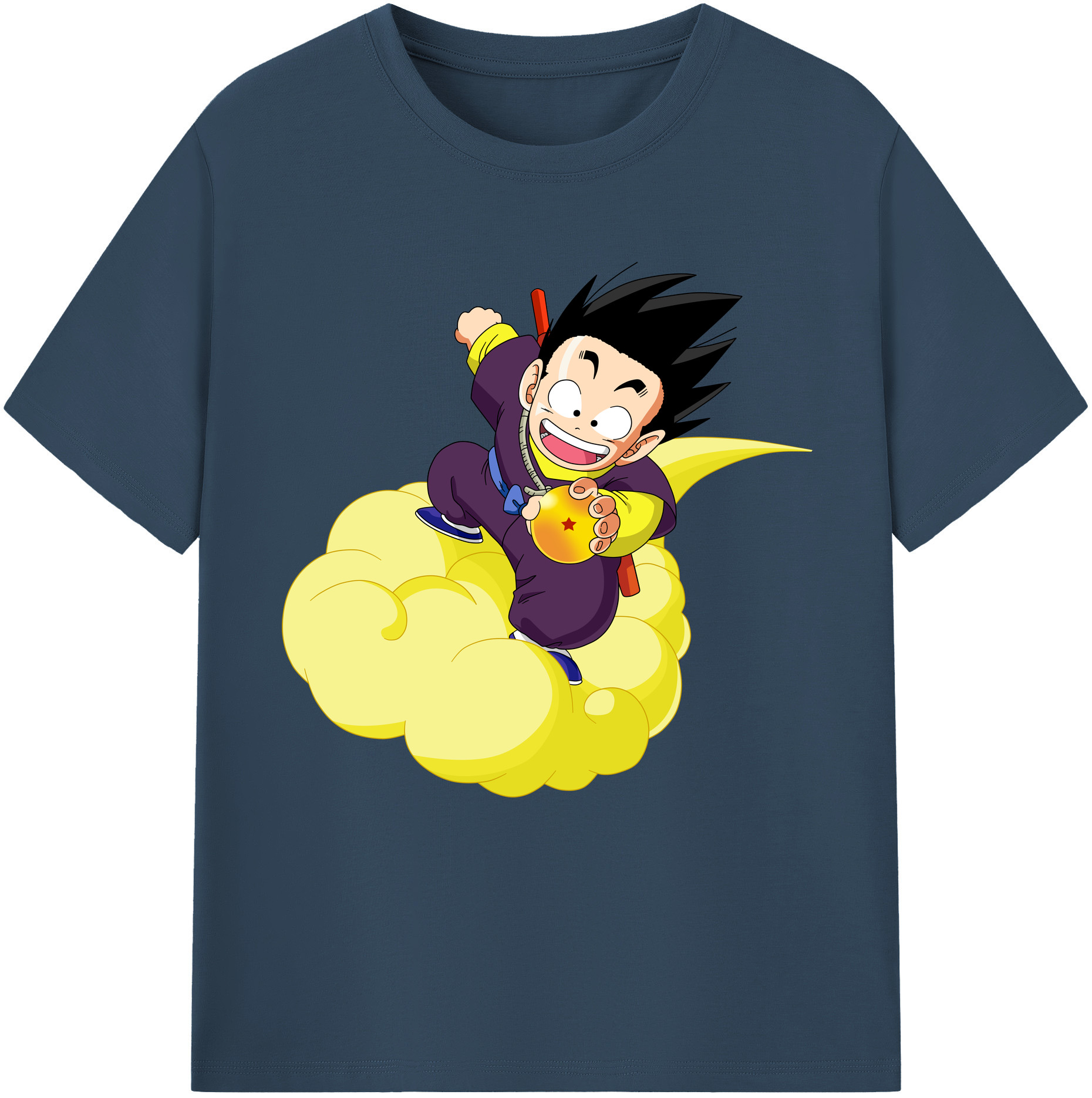 （画像用） ドラゴンボール 孫悟空（そん ごくう）Son Goku カカロット DRAGON BALL Kakarotto 綿100％半袖Tシャツ（フロントプリント）