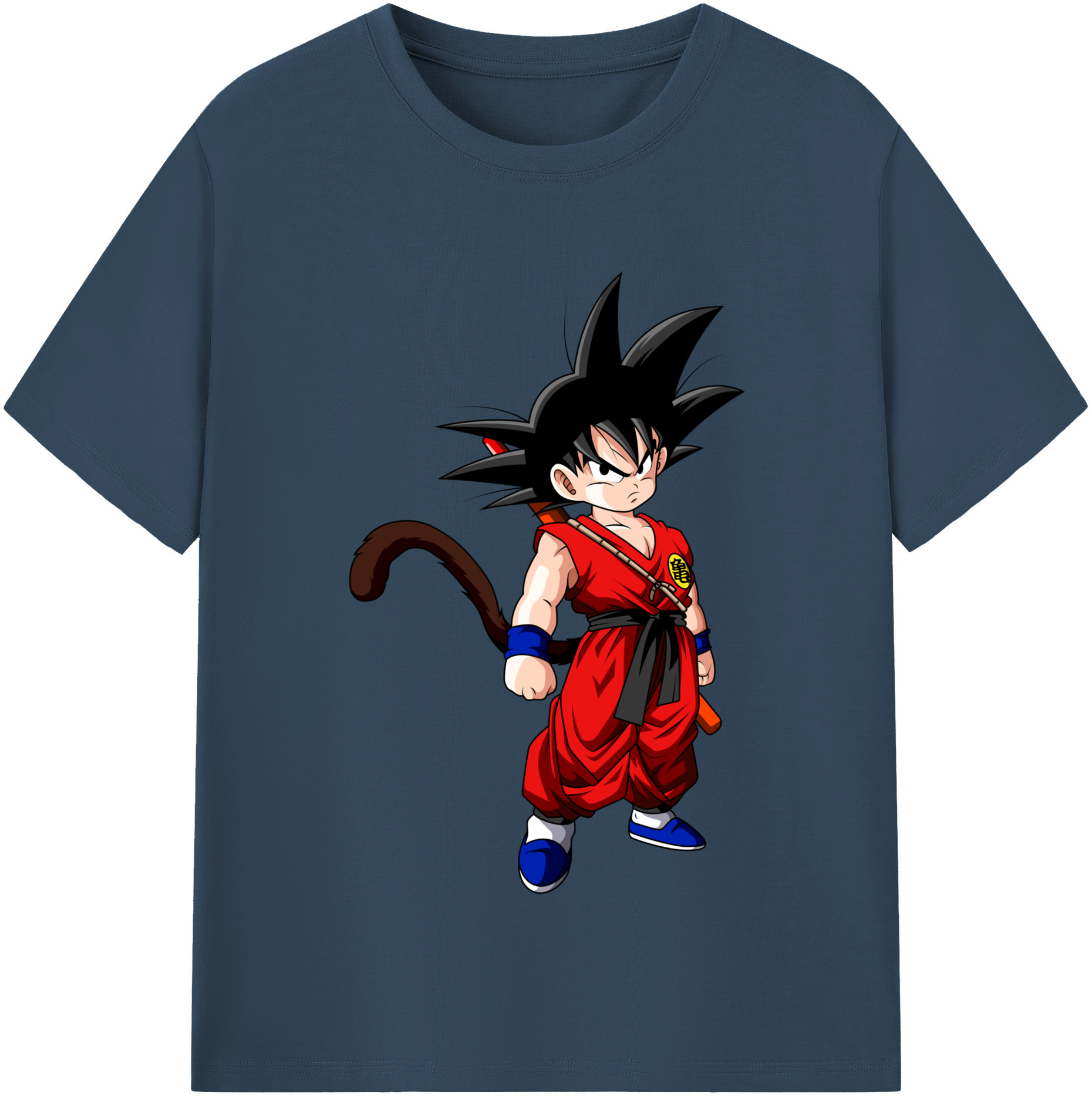 （画像用） ドラゴンボール 孫悟空（そん ごくう）Son Goku カカロット DRAGON BALL Kakarotto 綿100％半袖Tシャツ（フロントプリント）
