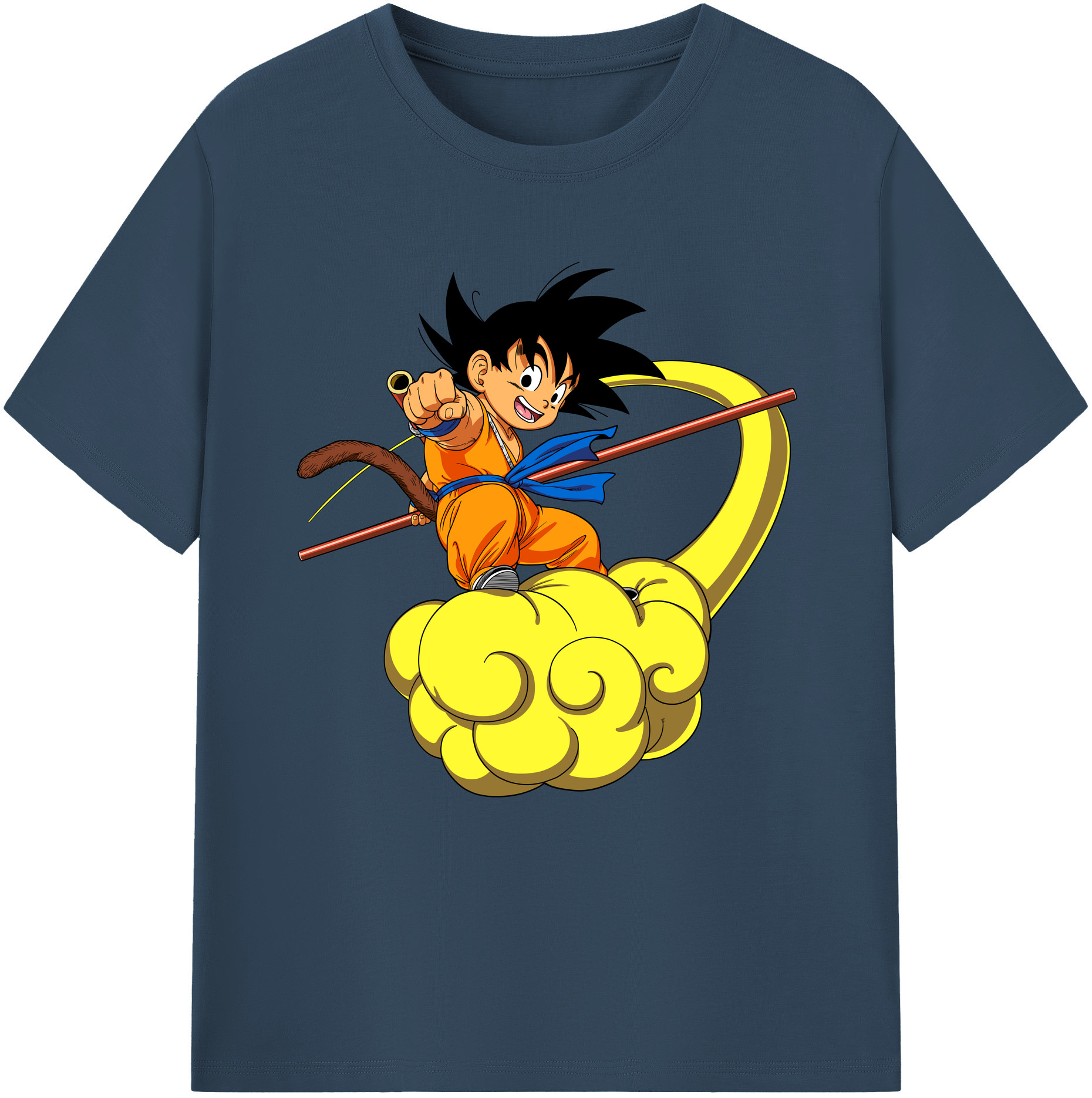（画像用） ドラゴンボール 孫悟空（そん ごくう）Son Goku カカロット DRAGON BALL Kakarotto 綿100％半袖Tシャツ（フロントプリント）