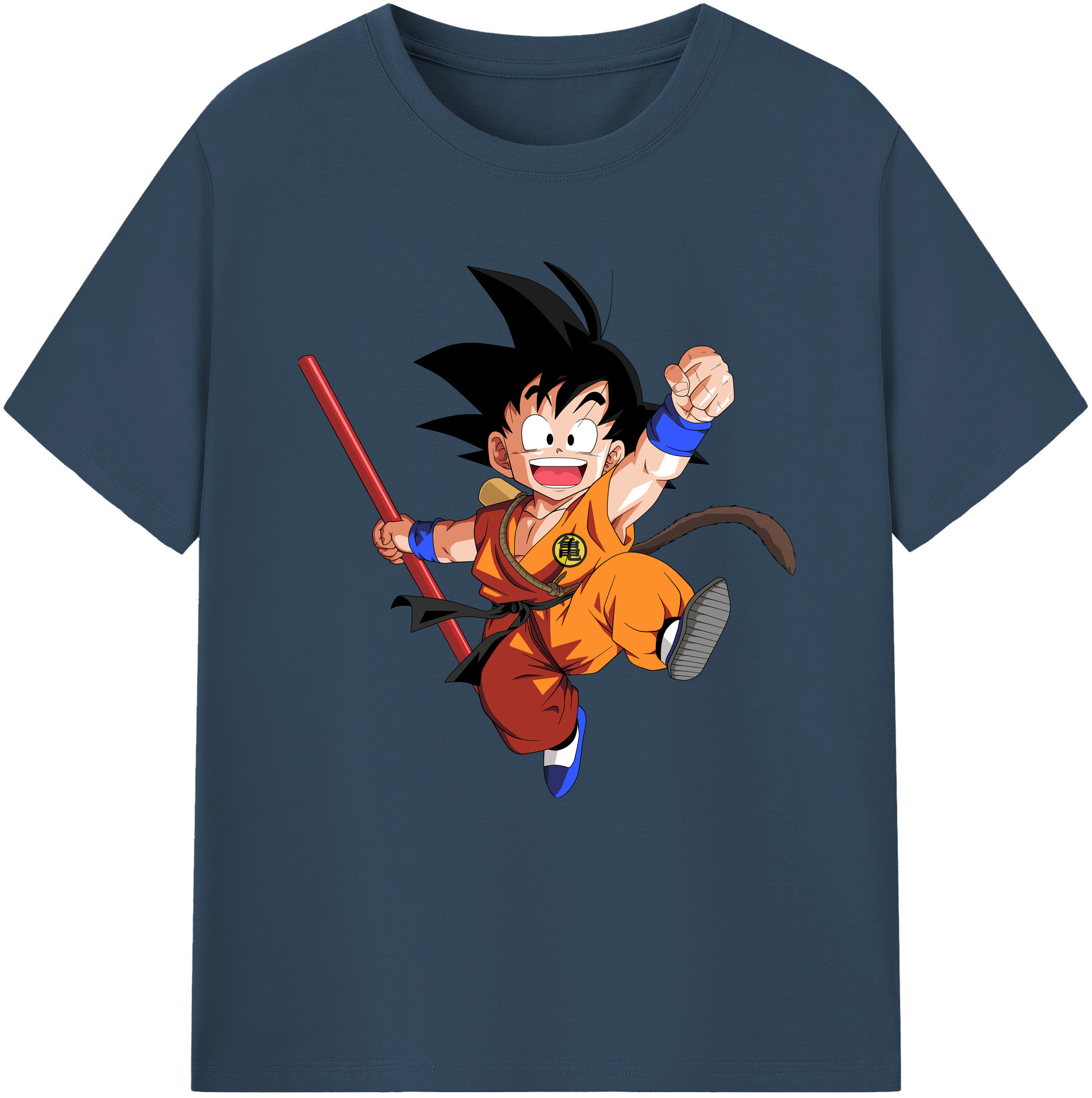 （画像用） ドラゴンボール 孫悟空（そん ごくう）Son Goku カカロット DRAGON BALL Kakarotto 綿100％半袖Tシャツ（フロントプリント）
