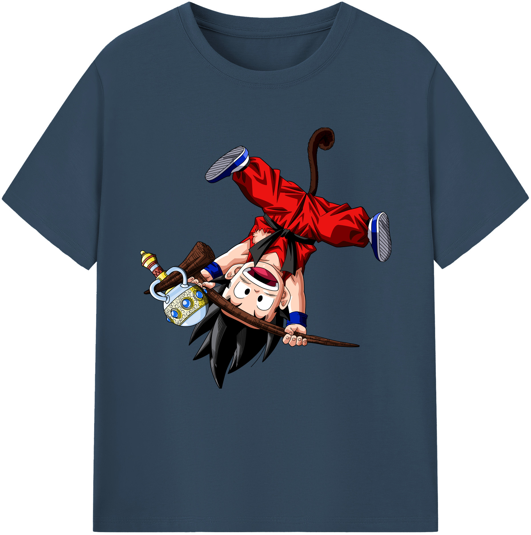 （画像用） ドラゴンボール 孫悟空（そん ごくう）Son Goku カカロット DRAGON BALL Kakarotto 綿100％半袖Tシャツ（フロントプリント）