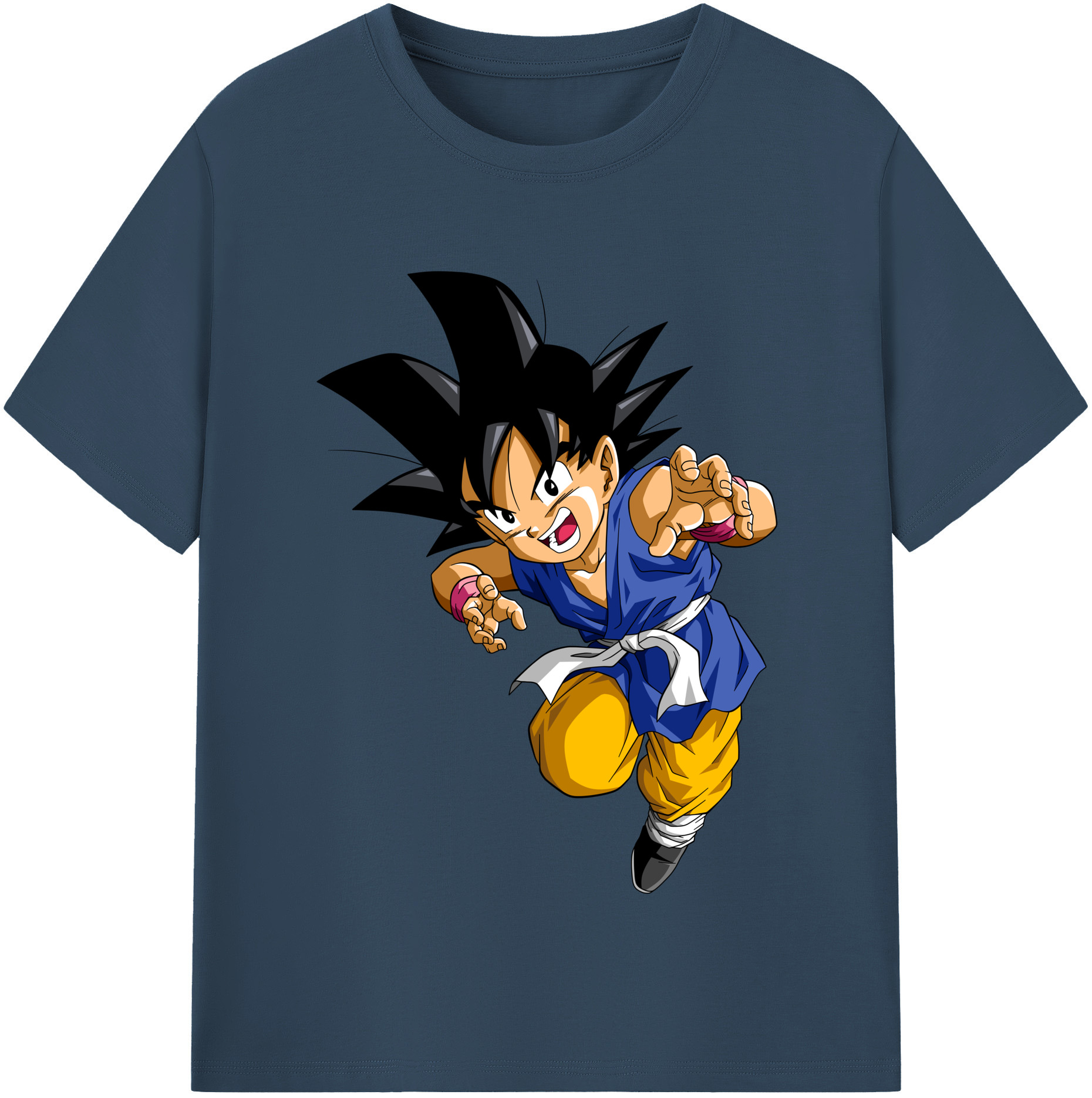 （画像用） ドラゴンボール 孫悟空（そん ごくう）Son Goku カカロット DRAGON BALL Kakarotto 綿100％半袖Tシャツ（フロントプリント）