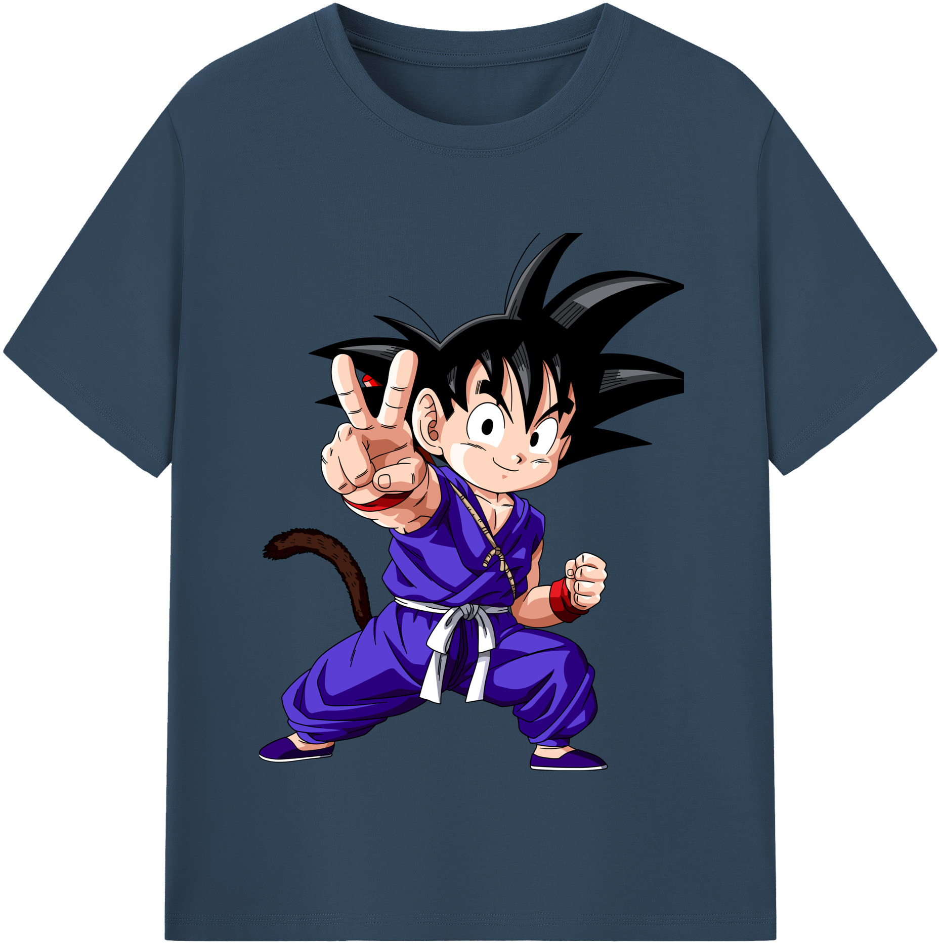 （画像用） ドラゴンボール 孫悟空（そん ごくう）Son Goku カカロット DRAGON BALL Kakarotto 綿100％半袖Tシャツ（フロントプリント）