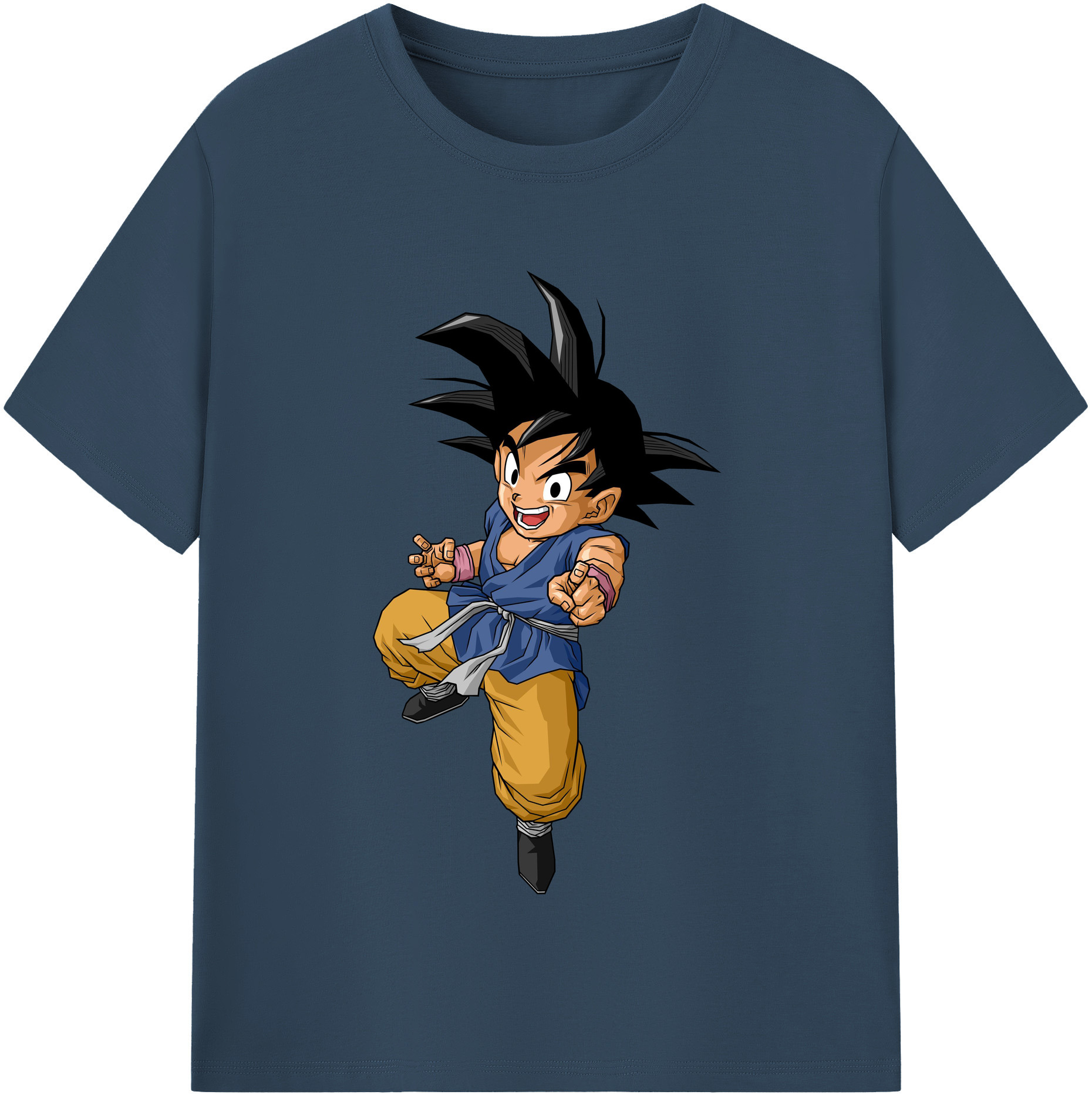（画像用） ドラゴンボール 孫悟空（そん ごくう）Son Goku カカロット DRAGON BALL Kakarotto 綿100％半袖Tシャツ（フロントプリント）