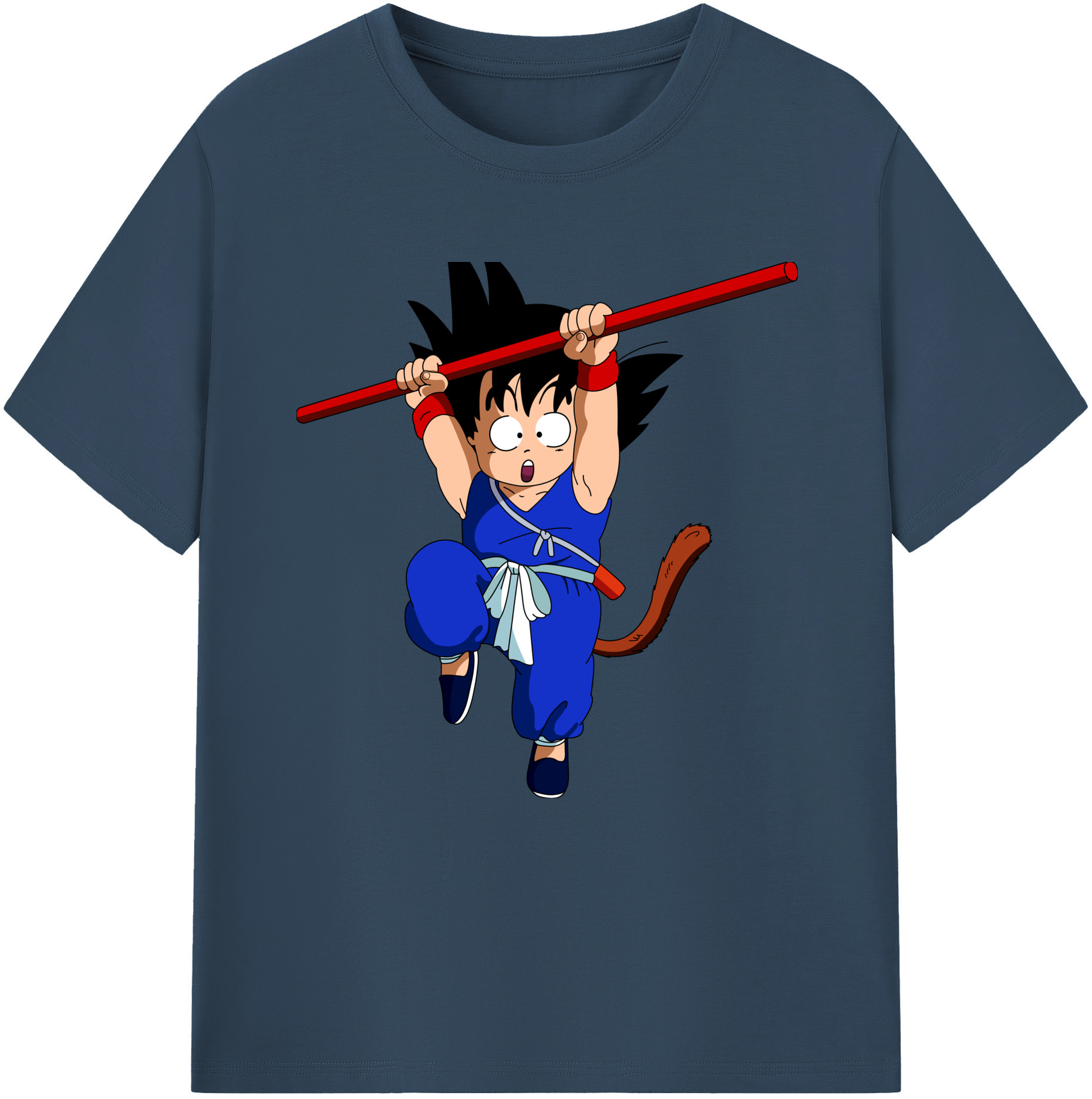 （画像用） ドラゴンボール 孫悟空（そん ごくう）Son Goku カカロット DRAGON BALL Kakarotto 綿100％半袖Tシャツ（フロントプリント）