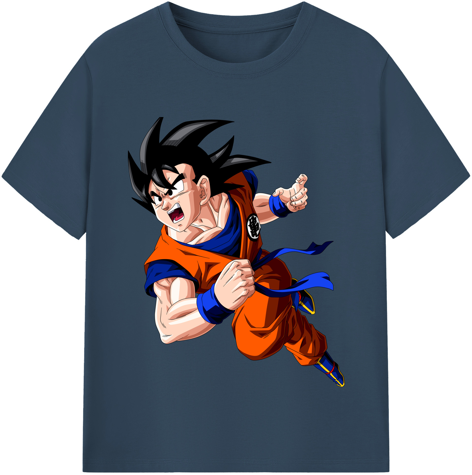 （画像用） ドラゴンボール 孫悟空（そん ごくう）Son Goku カカロット DRAGON BALL Kakarotto 綿100％半袖Tシャツ（フロントプリント）