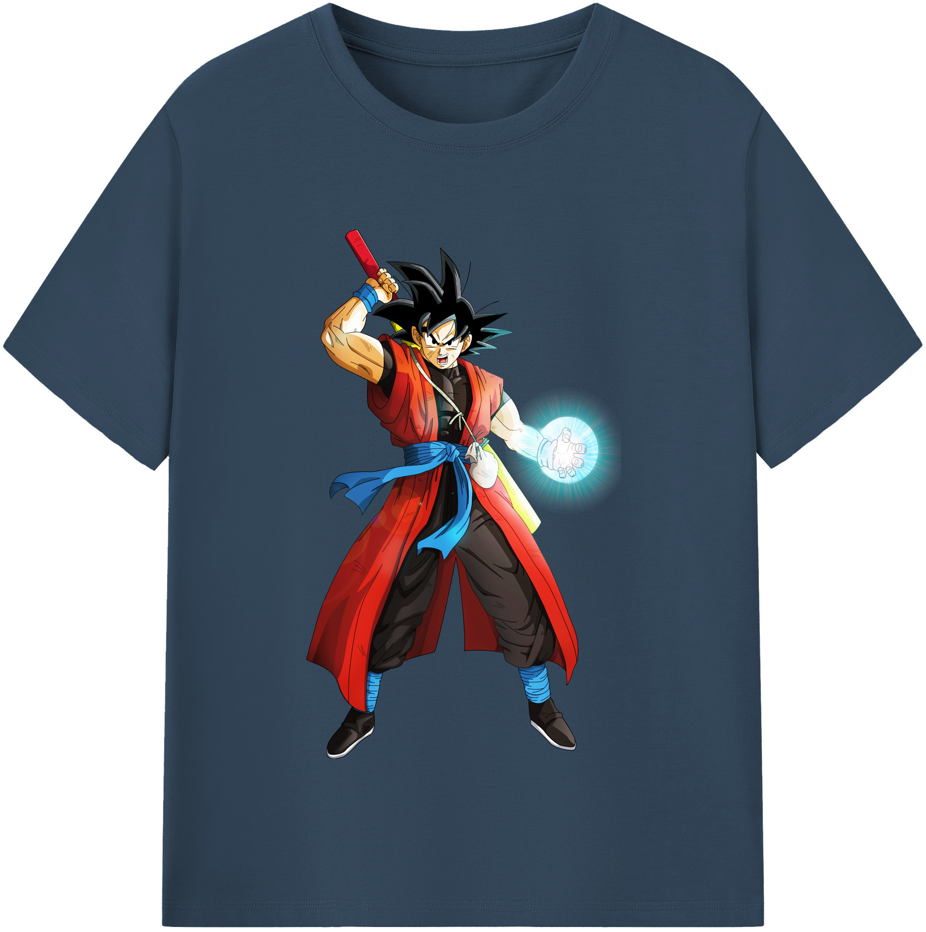（画像用） ドラゴンボール 孫悟空（そん ごくう）Son Goku カカロット DRAGON BALL Kakarotto 綿100％半袖Tシャツ（フロントプリント）